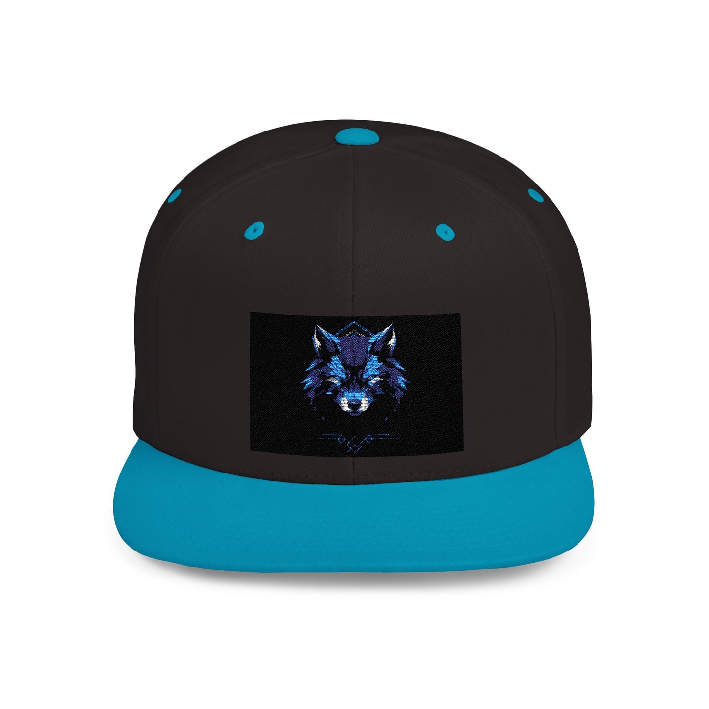 Blue Fox Snapback Cap - Stylish Outdoor Hat for Animal Lovers