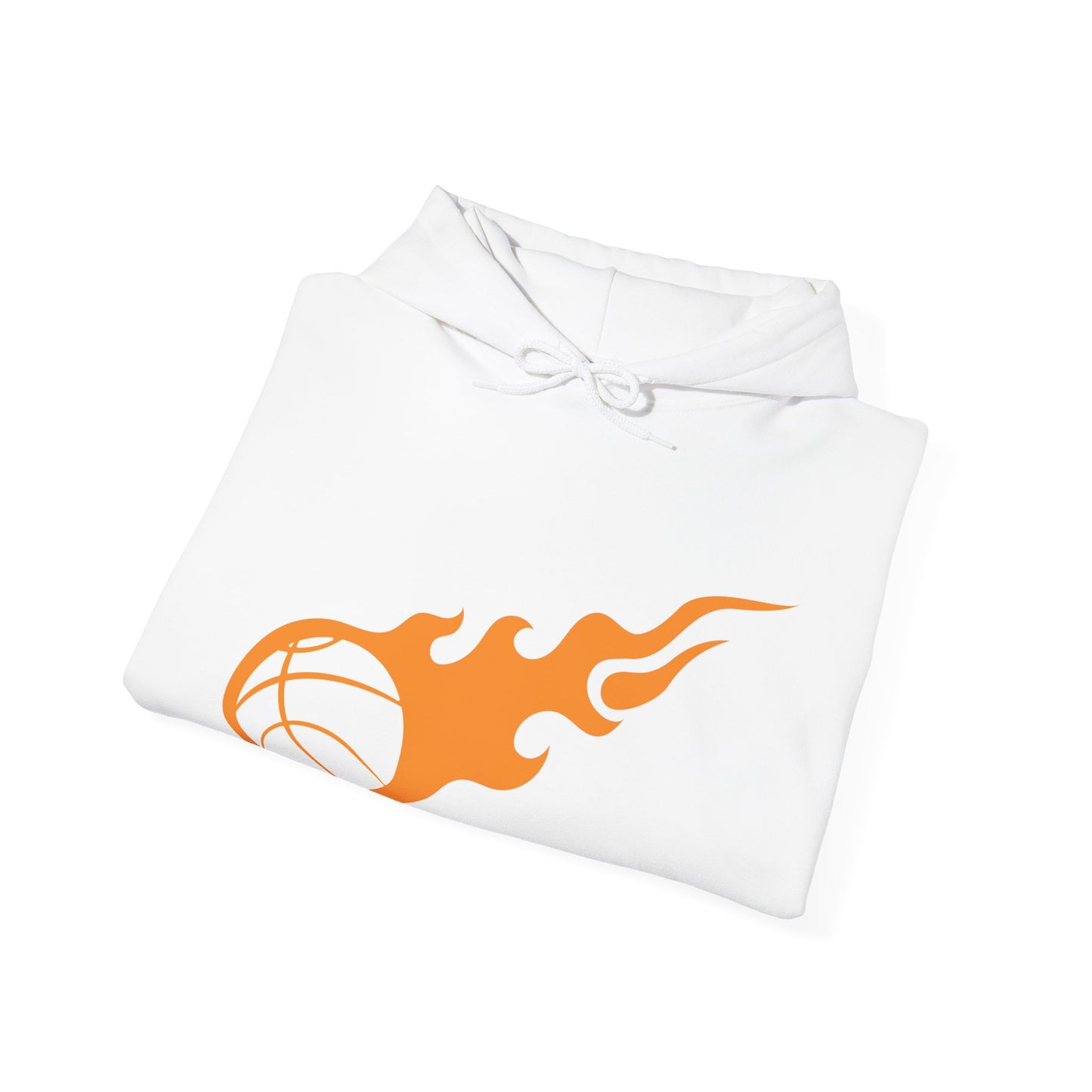 Fire Basketball Hoodie - Men's Varsity Hooded Sweatshirt