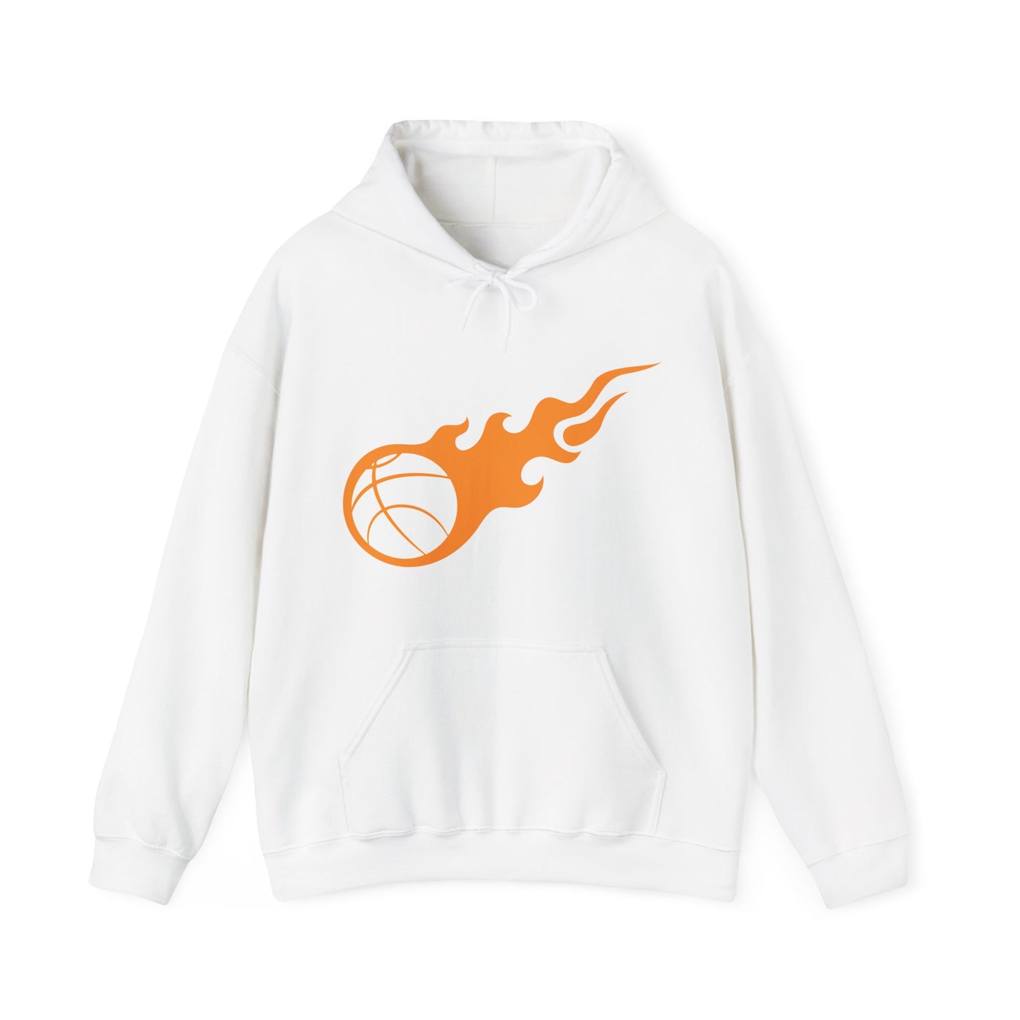 Fire Basketball Hoodie - Men's Varsity Hooded Sweatshirt