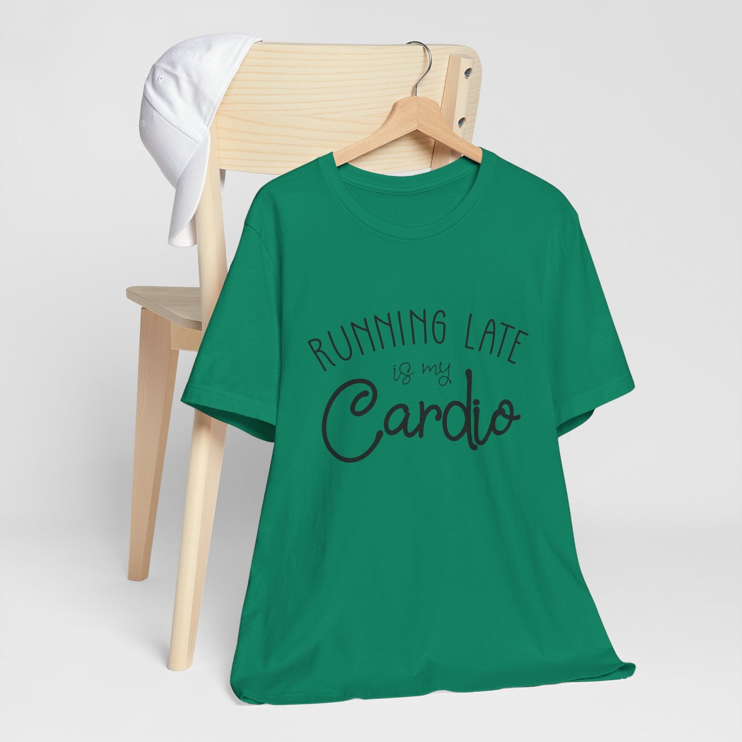 Men's T-Shirt - Running Late is my Cardio Tee