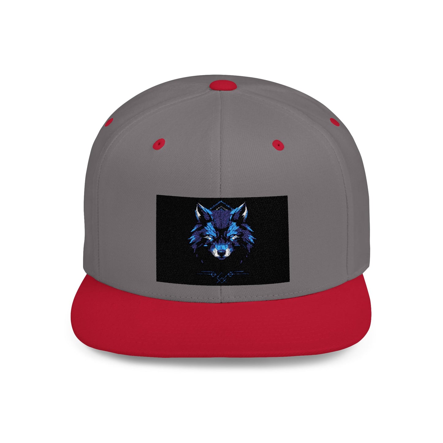 Blue Fox Snapback Cap - Stylish Outdoor Hat for Animal Lovers