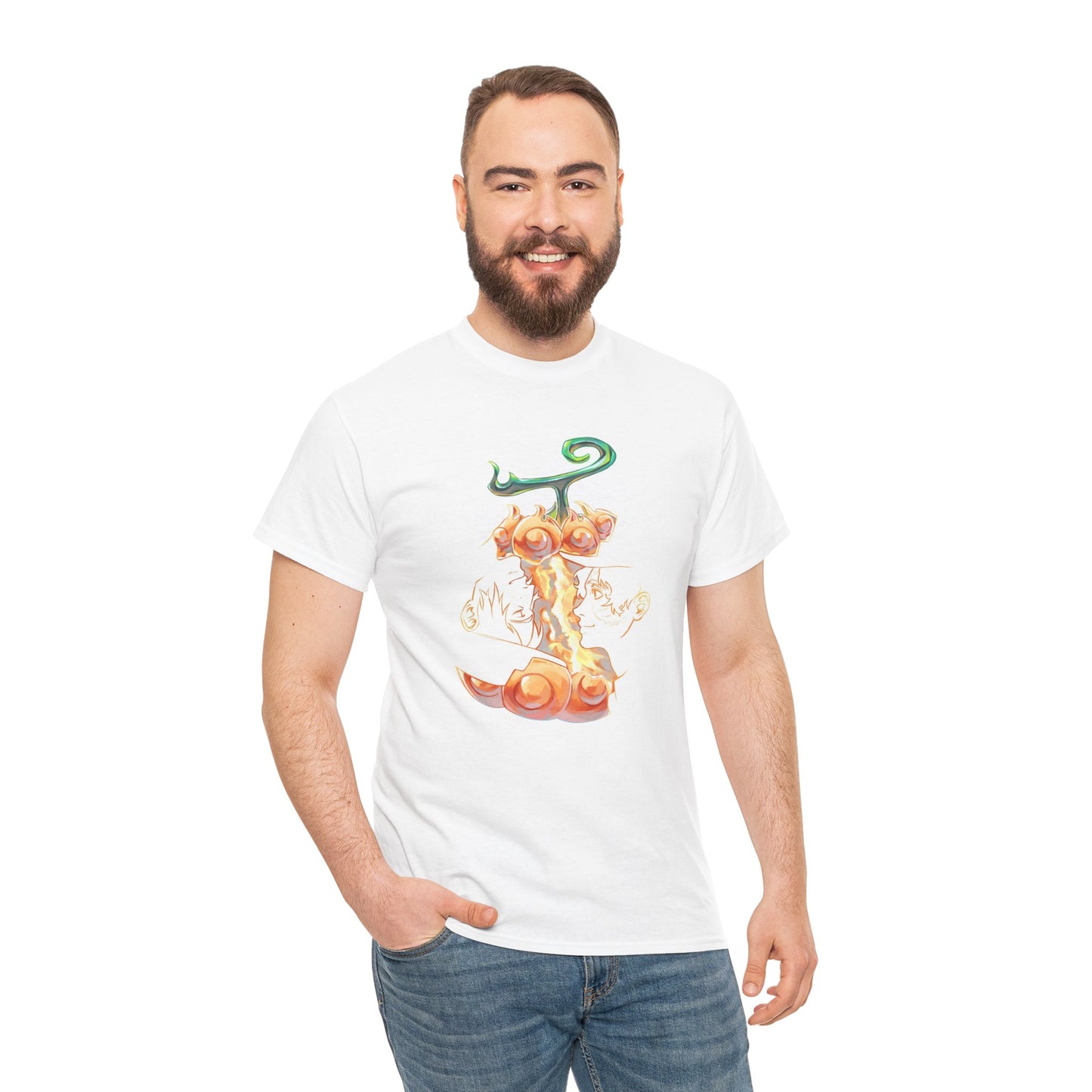 One Piece Sabo X Ace Mera-Mera no mi Unisex Tee