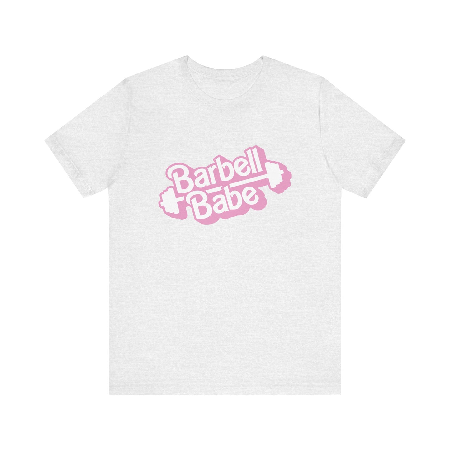 Women's Barbell Babe Tee - Girly and Cute Design