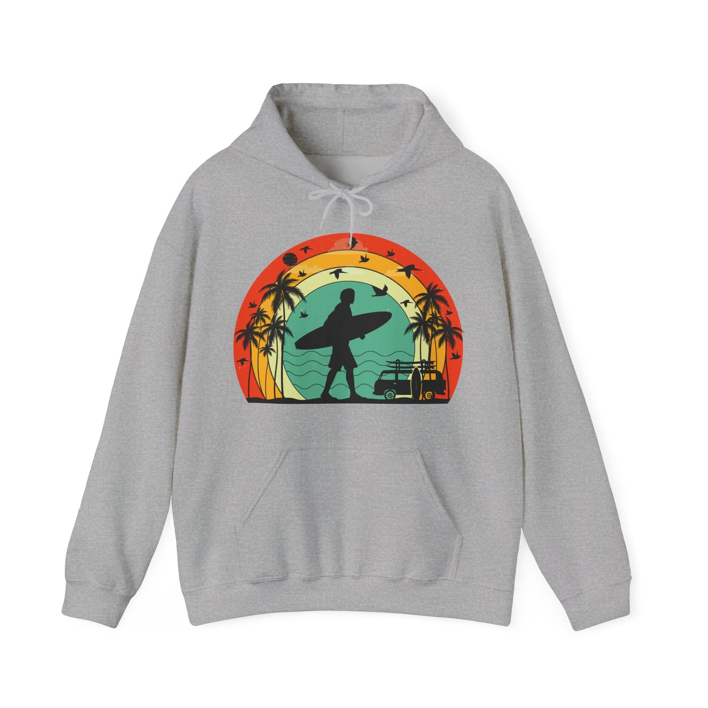 Retro Vintage Surfer Men's Hoodie