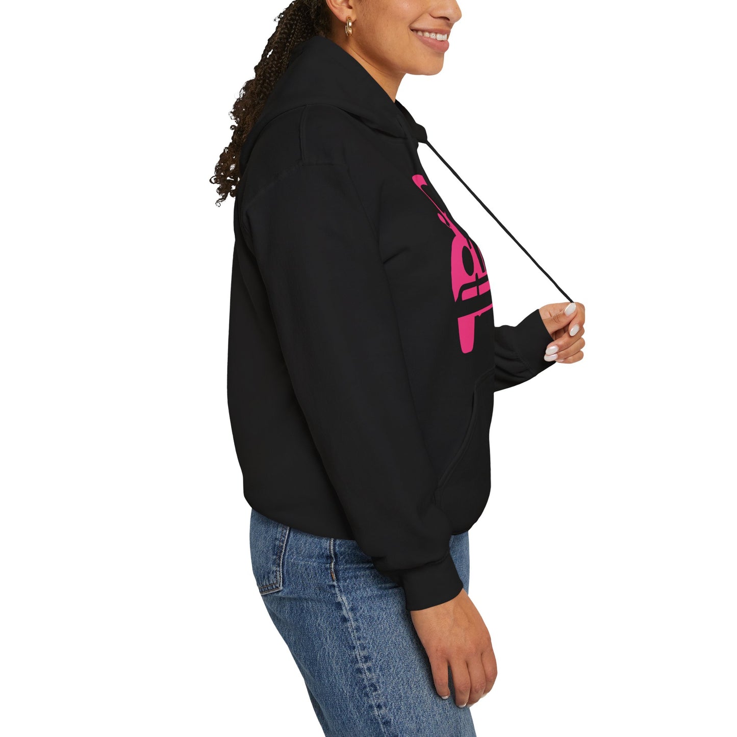 Pink Beetle Car Hoodie - Women's Hoodie