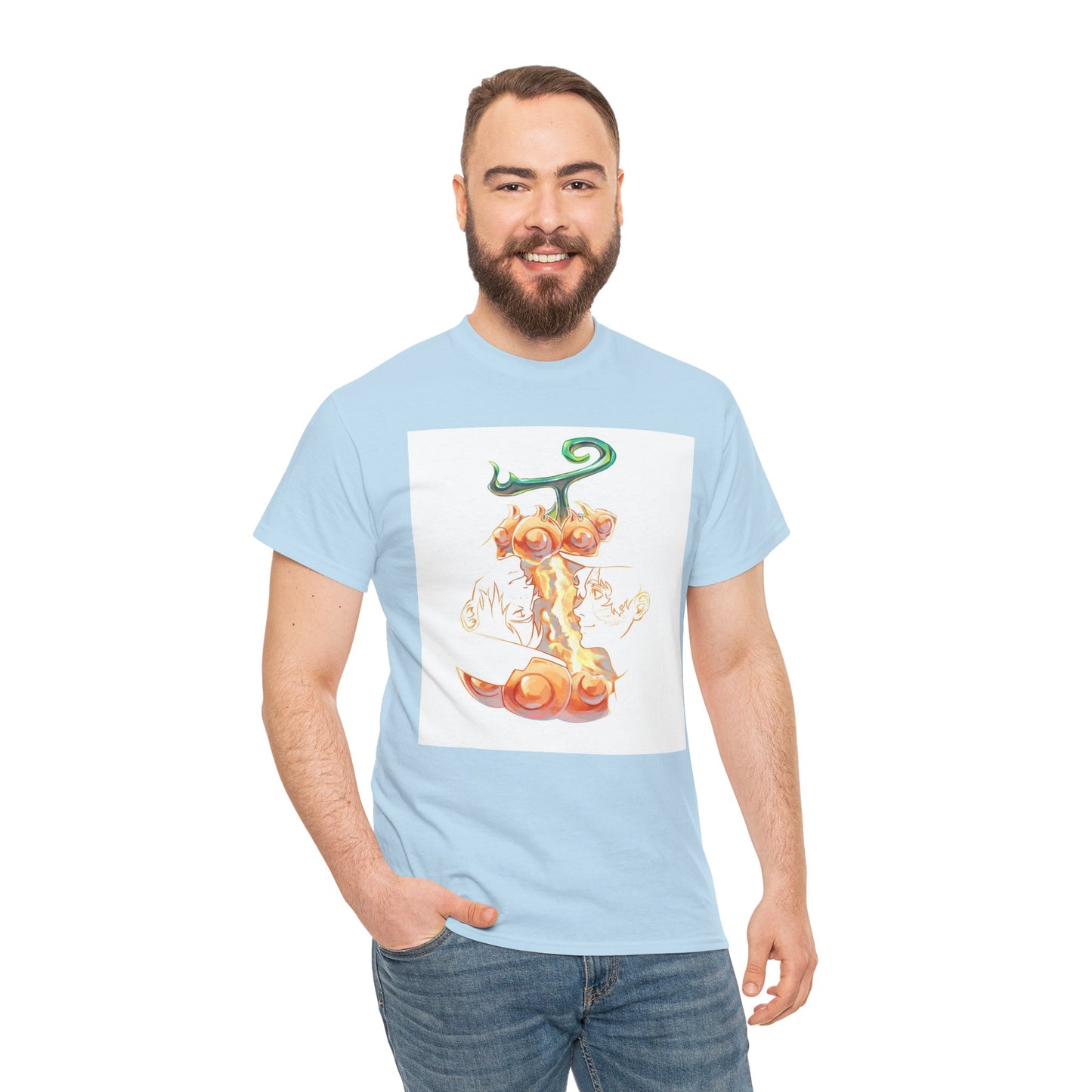 One Piece Sabo X Ace Mera-Mera no mi Unisex Tee