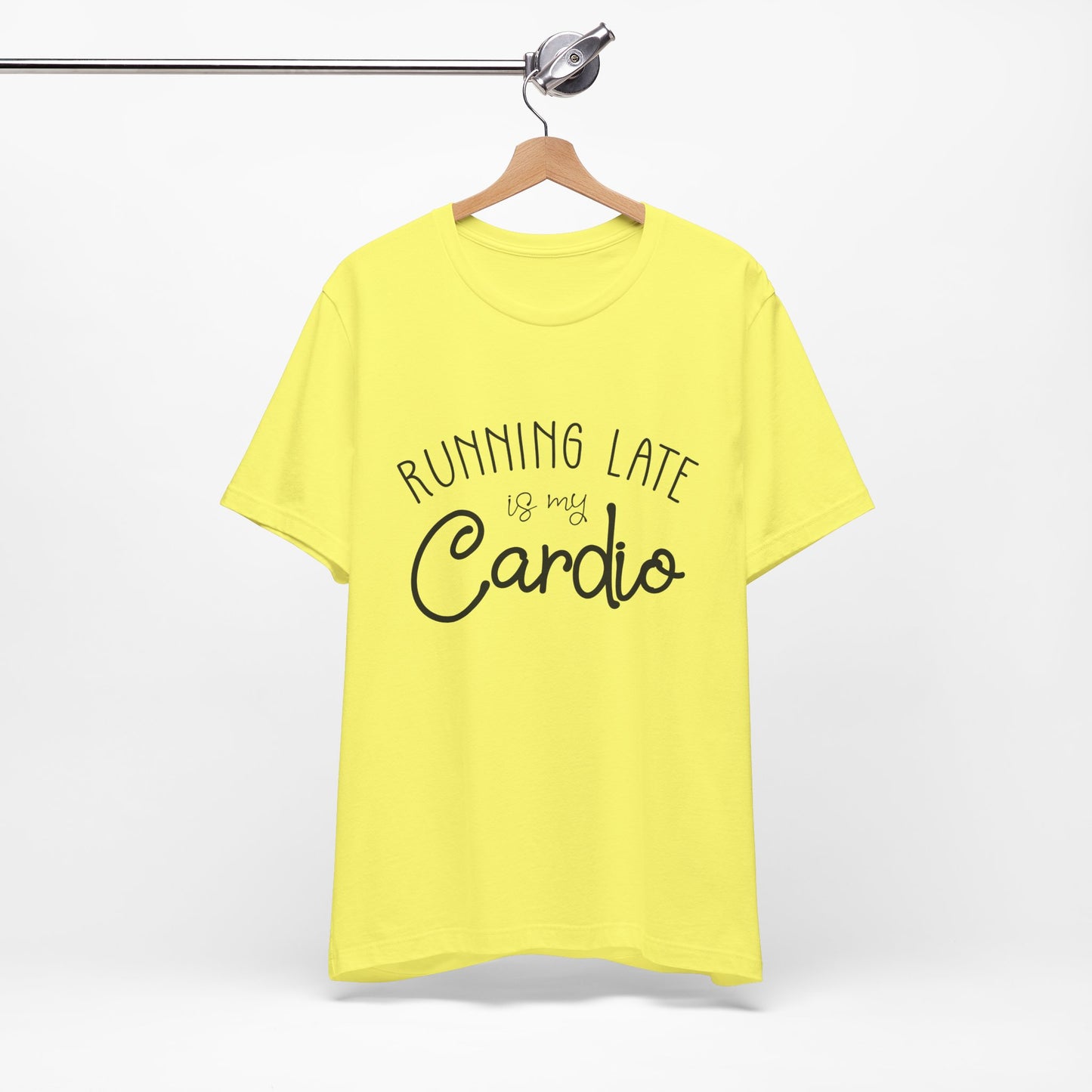Men's T-Shirt - Running Late is my Cardio Tee