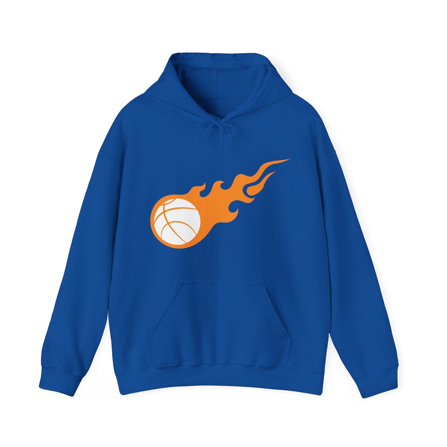 Fire Basketball Hoodie - Men's Varsity Hooded Sweatshirt