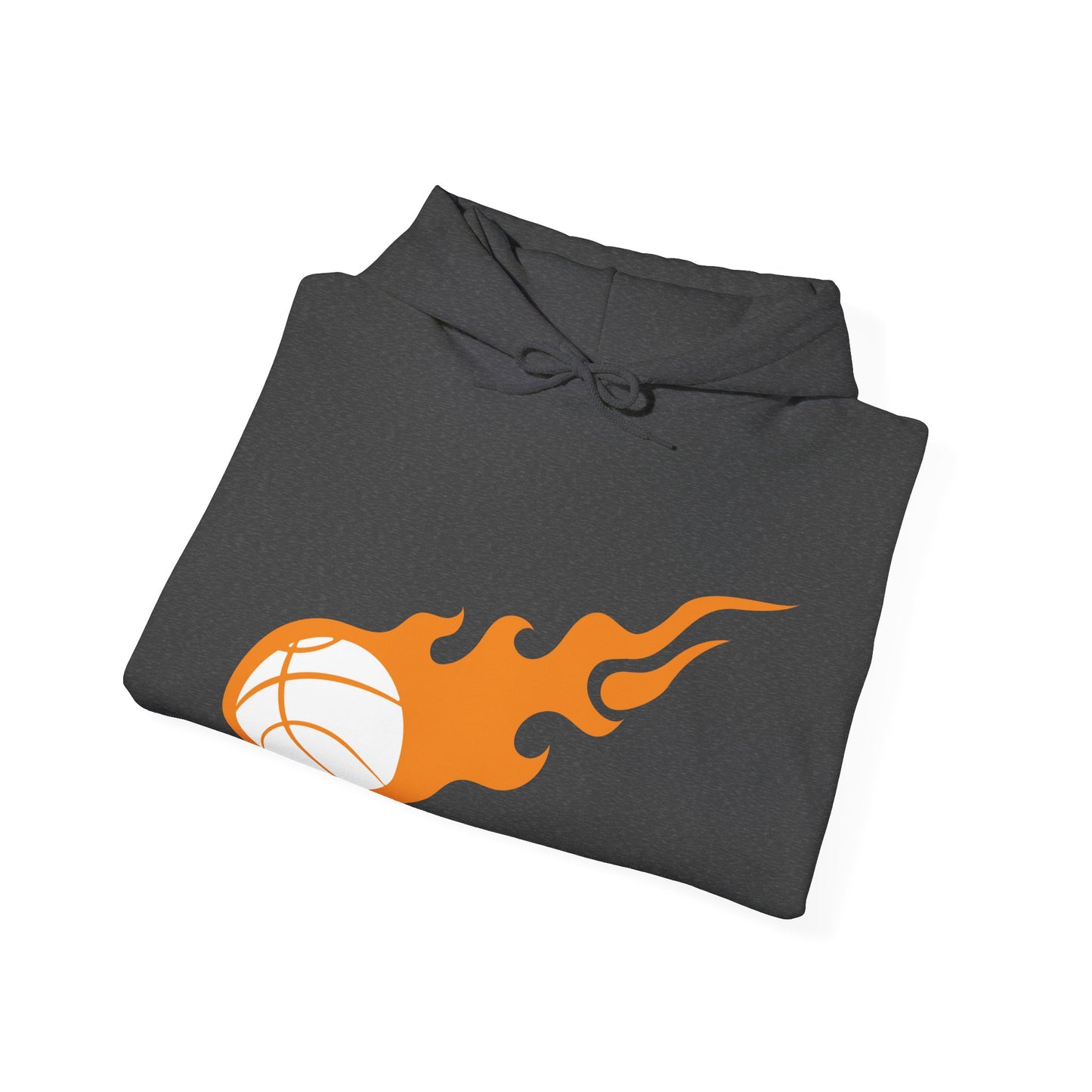 Fire Basketball Hoodie - Men's Varsity Hooded Sweatshirt