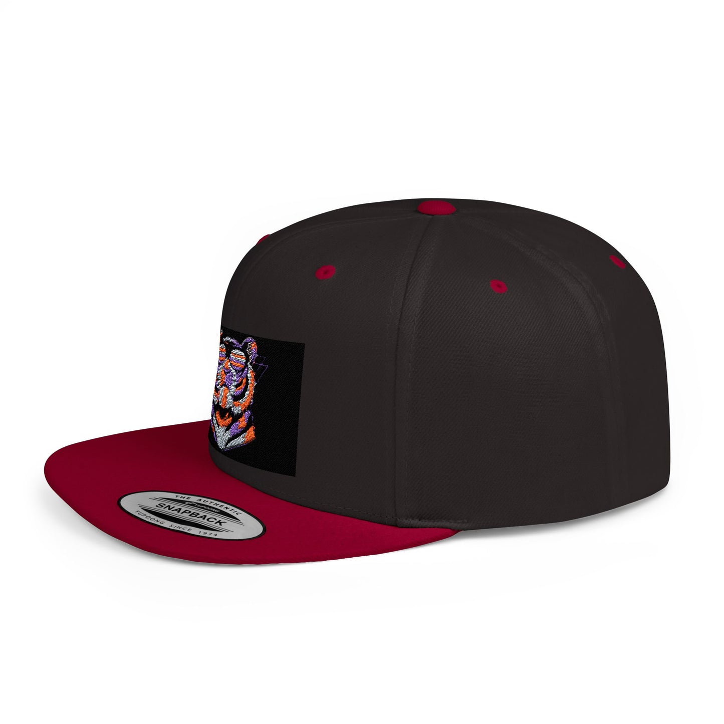 Vibrant Tiger Snapback Hat - Trendy Style for Animal Lovers