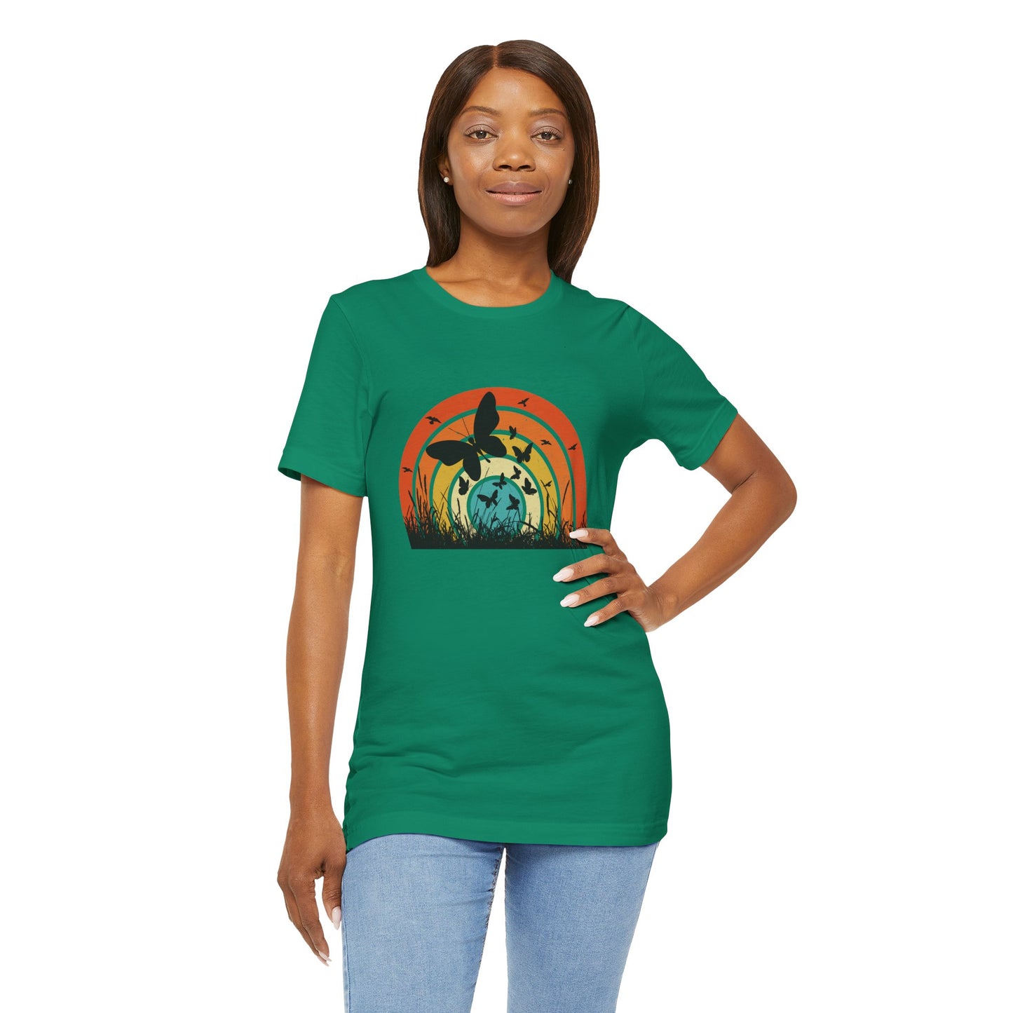 Vintage Retro Butterfly Women's T-shirt