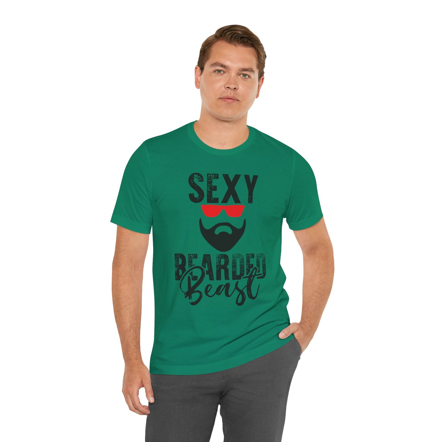Sexy Bearded Beast Tee - Men's T-shirt