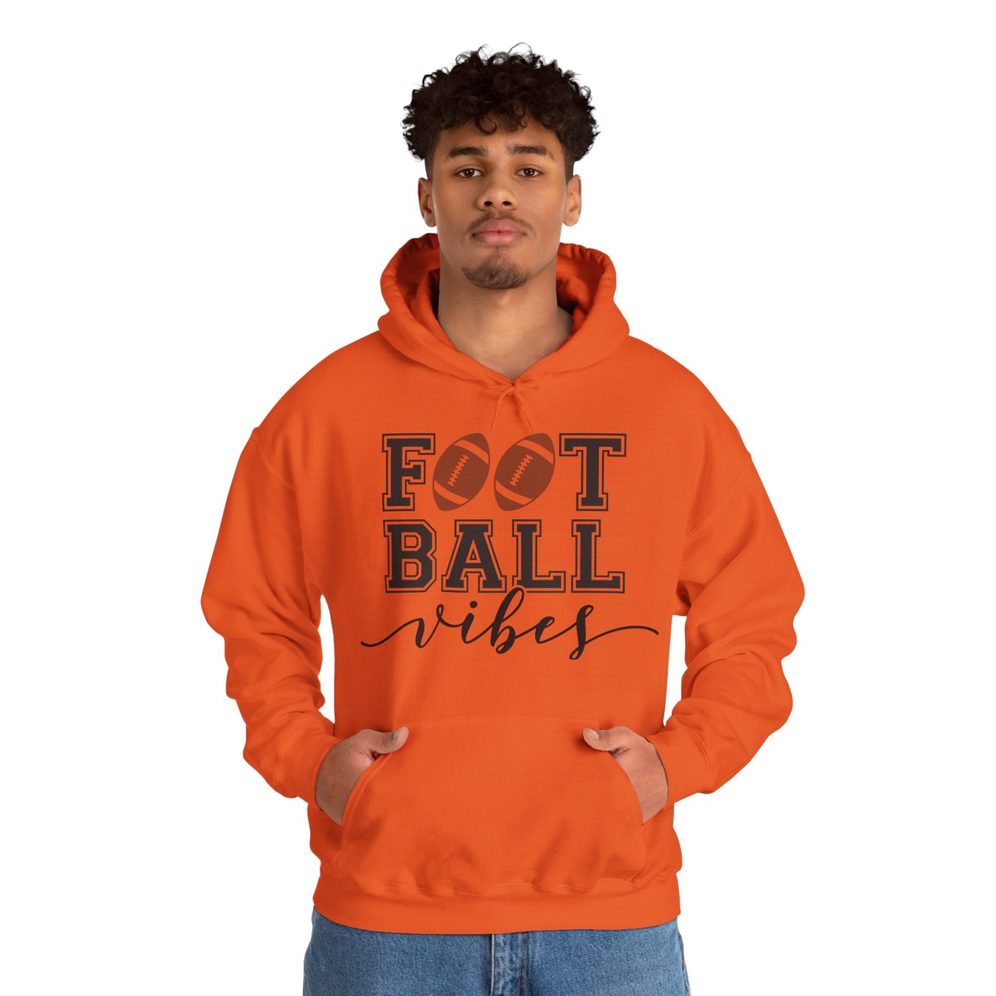 Football Vibes Men's Hoodie - Sporty Athletic Apparel