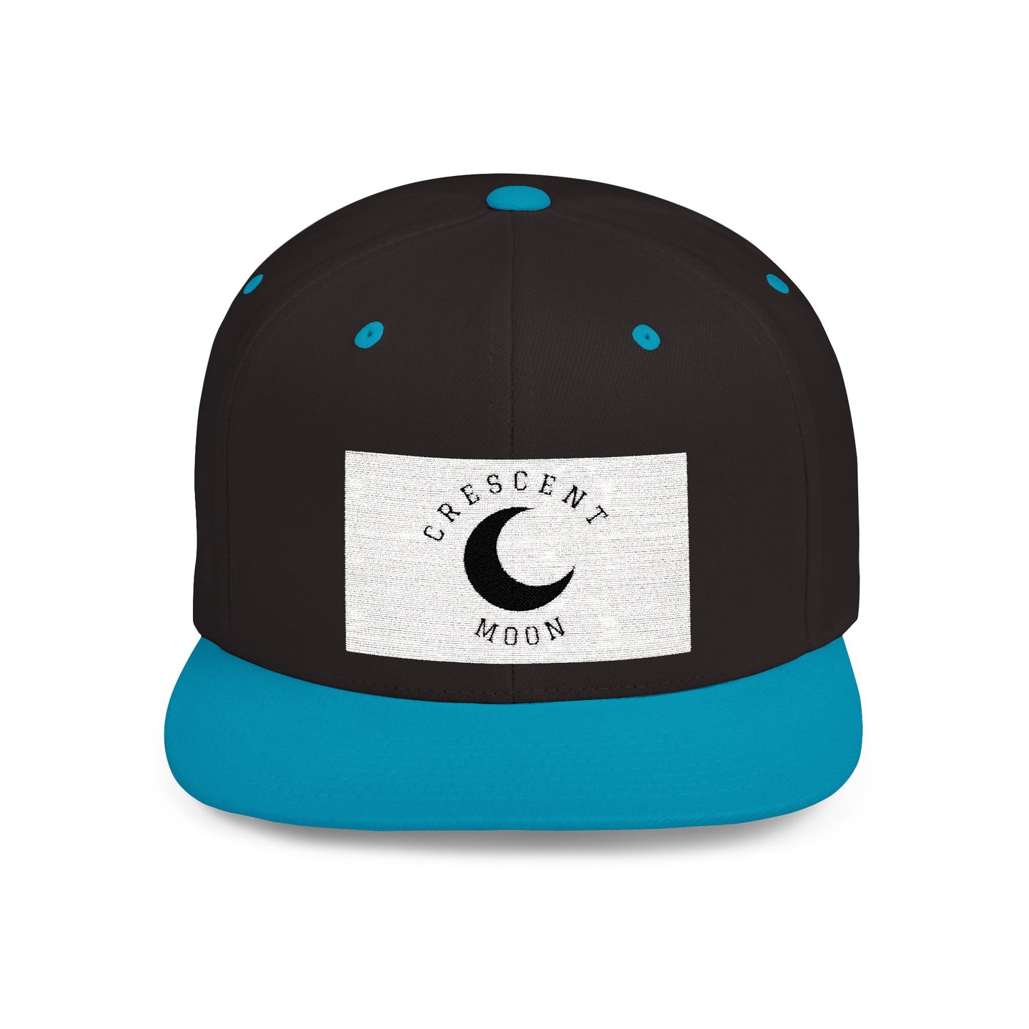 Crescent Moon Snapback Hat - Trendy Adjustable Cap for Casual Wear