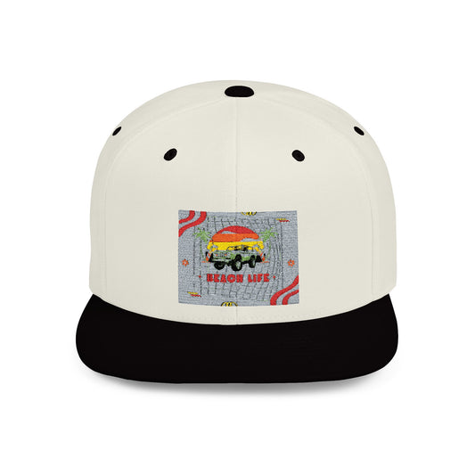 Beach Life Snapback Hat - Perfect for Summer Adventures