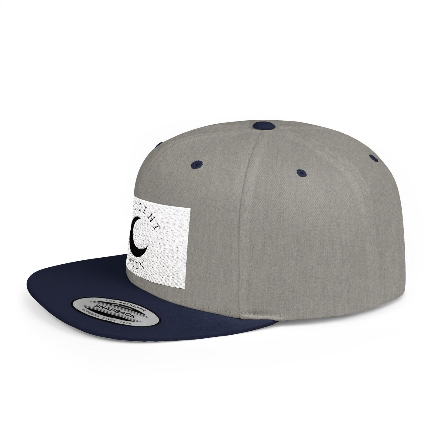 Crescent Moon Snapback Hat - Trendy Adjustable Cap for Casual Wear