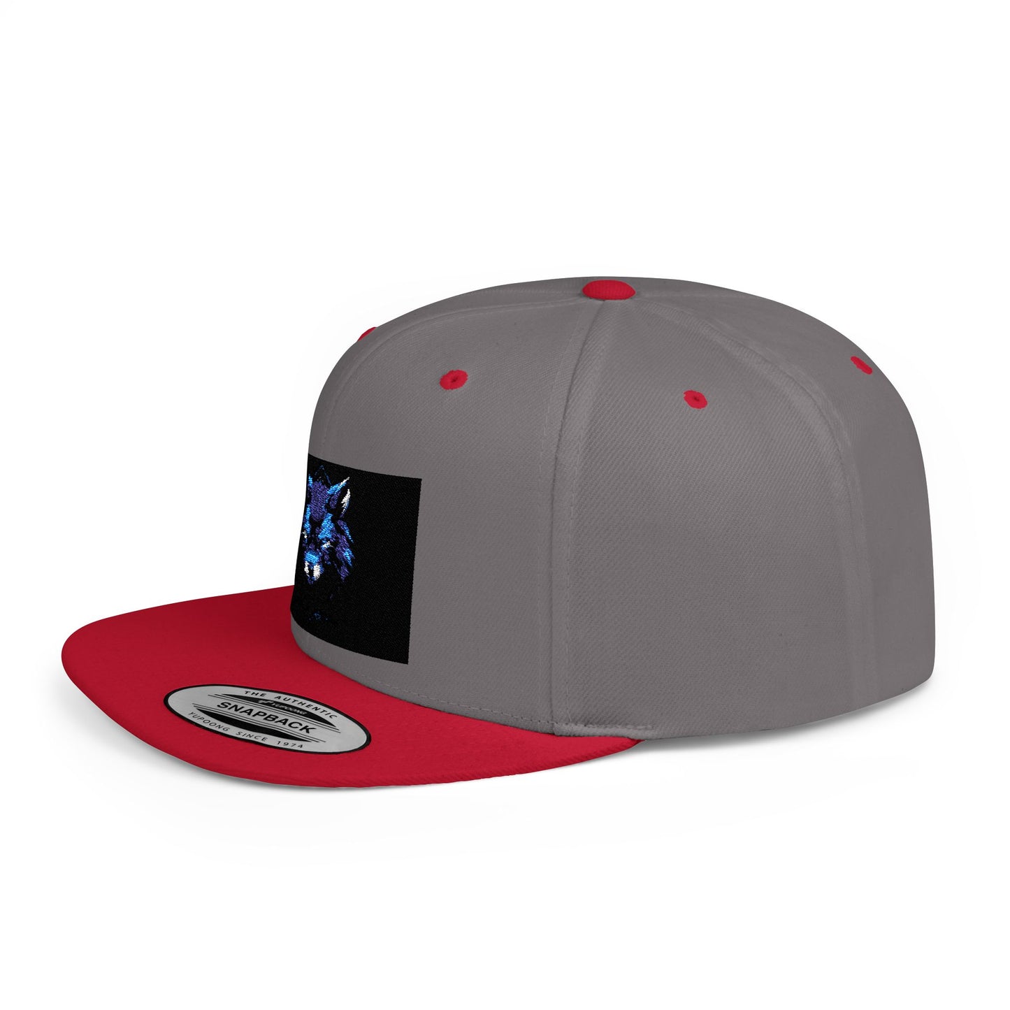 Blue Fox Snapback Cap - Stylish Outdoor Hat for Animal Lovers
