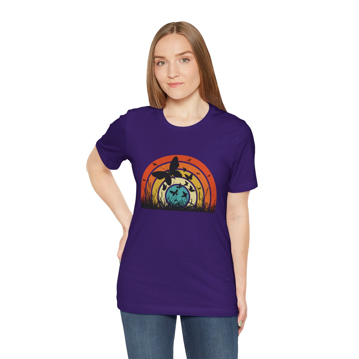 Vintage Retro Butterfly Women's T-shirt