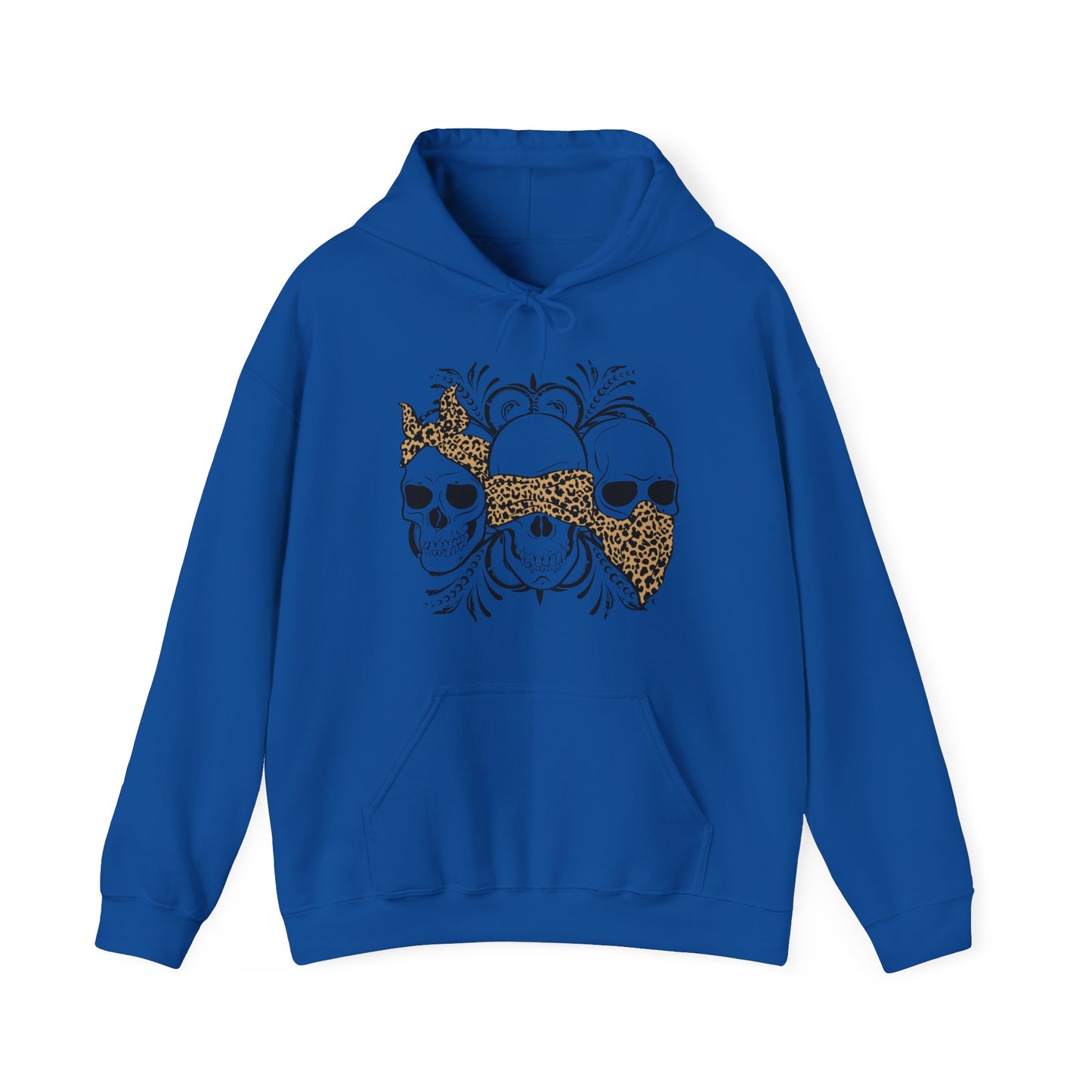 Three Skull Head - Men's Hoodie
