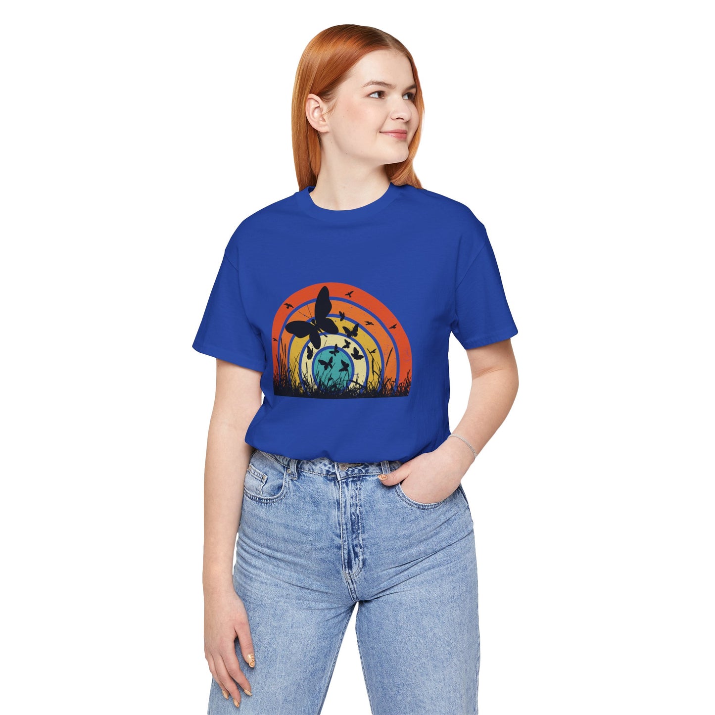 Vintage Retro Butterfly Women's T-shirt