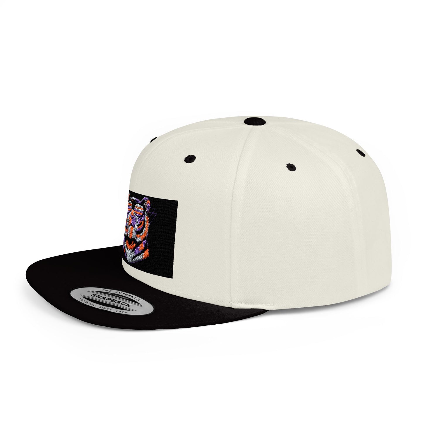 Vibrant Tiger Snapback Hat - Trendy Style for Animal Lovers