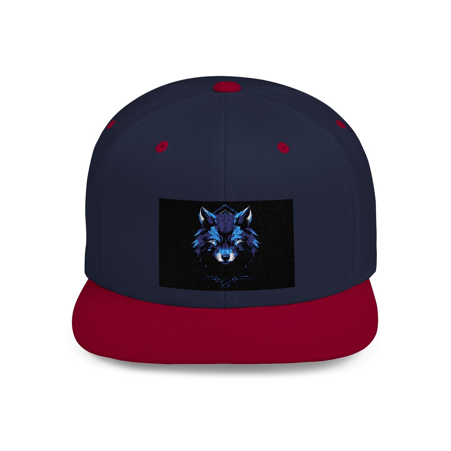 Blue Fox Snapback Cap - Stylish Outdoor Hat for Animal Lovers
