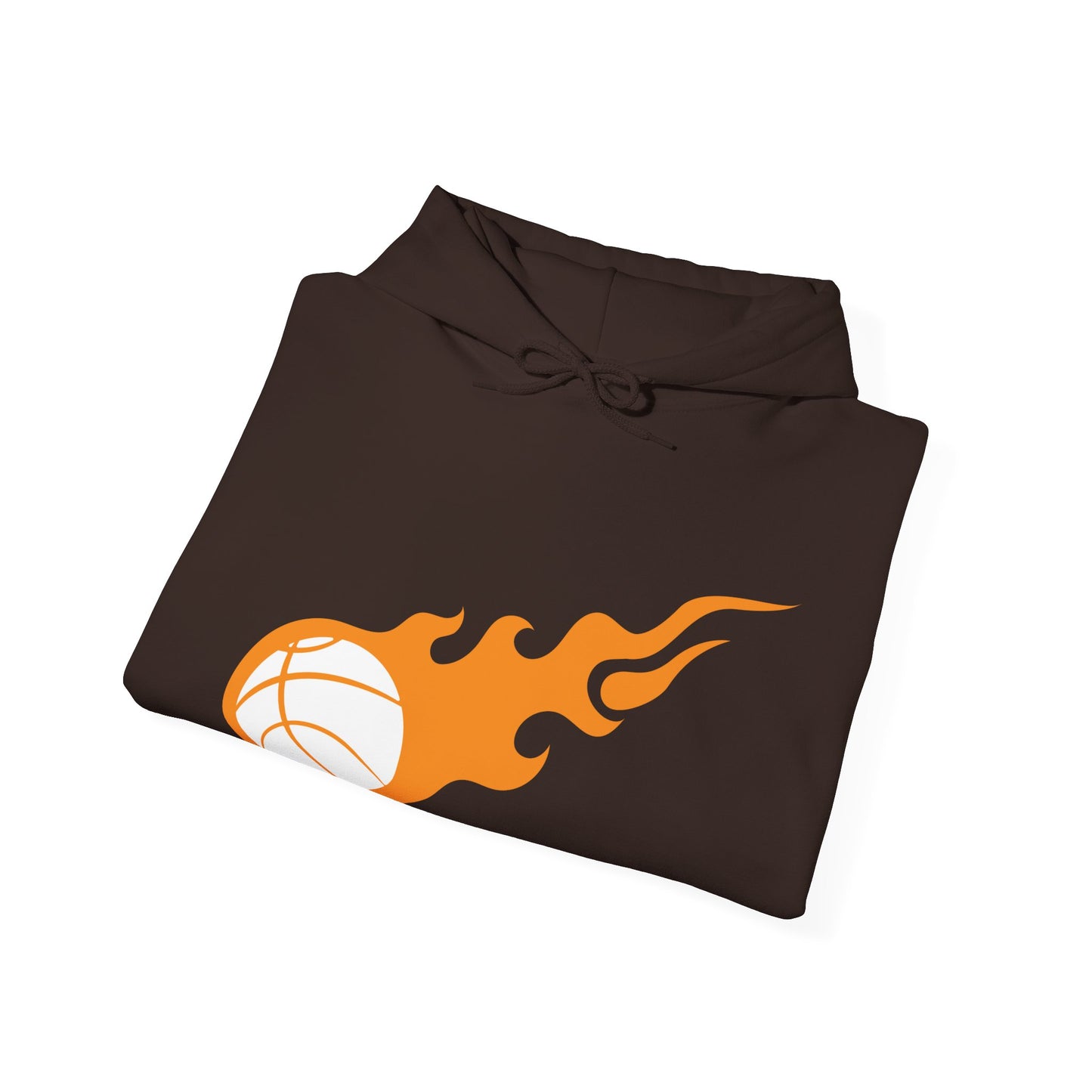 Fire Basketball Hoodie - Men's Varsity Hooded Sweatshirt