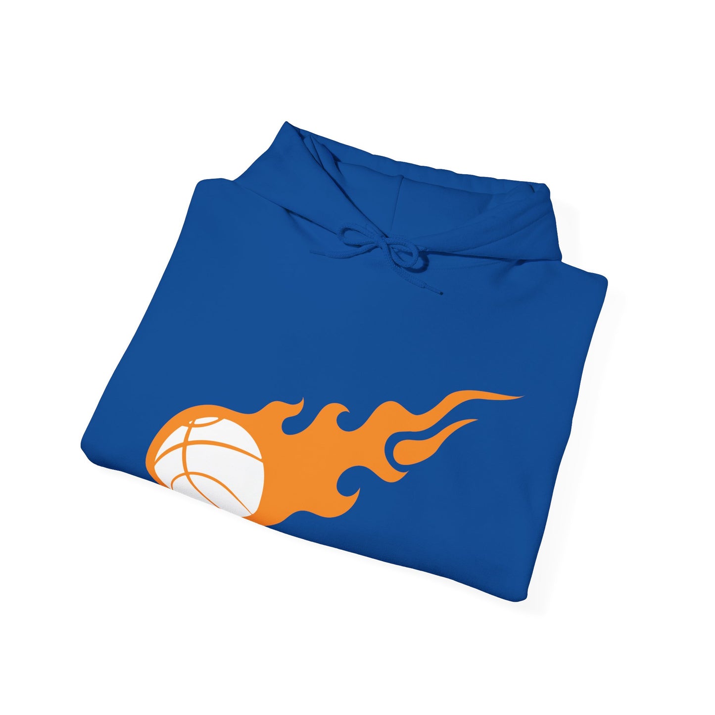 Fire Basketball Hoodie - Men's Varsity Hooded Sweatshirt
