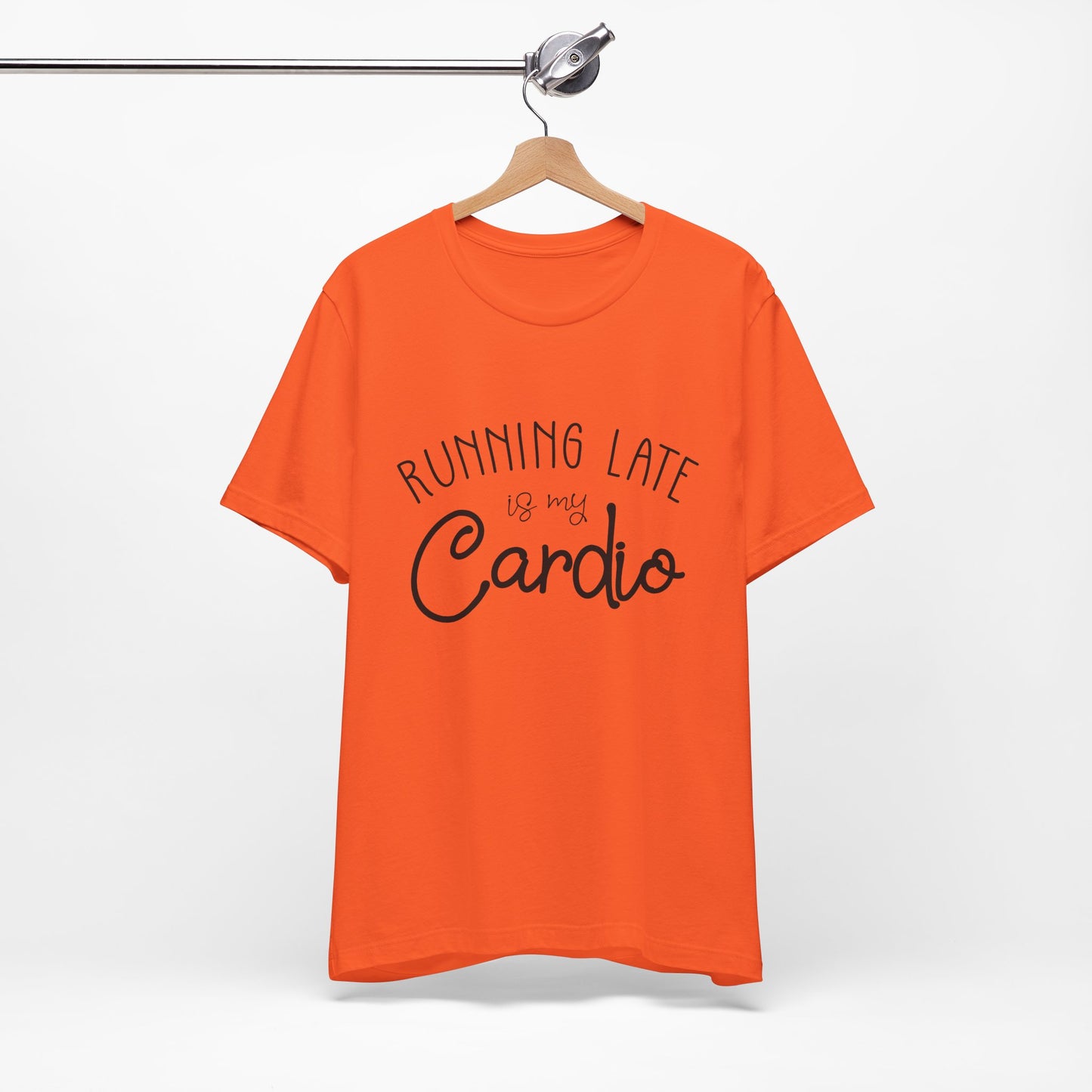 Men's T-Shirt - Running Late is my Cardio Tee