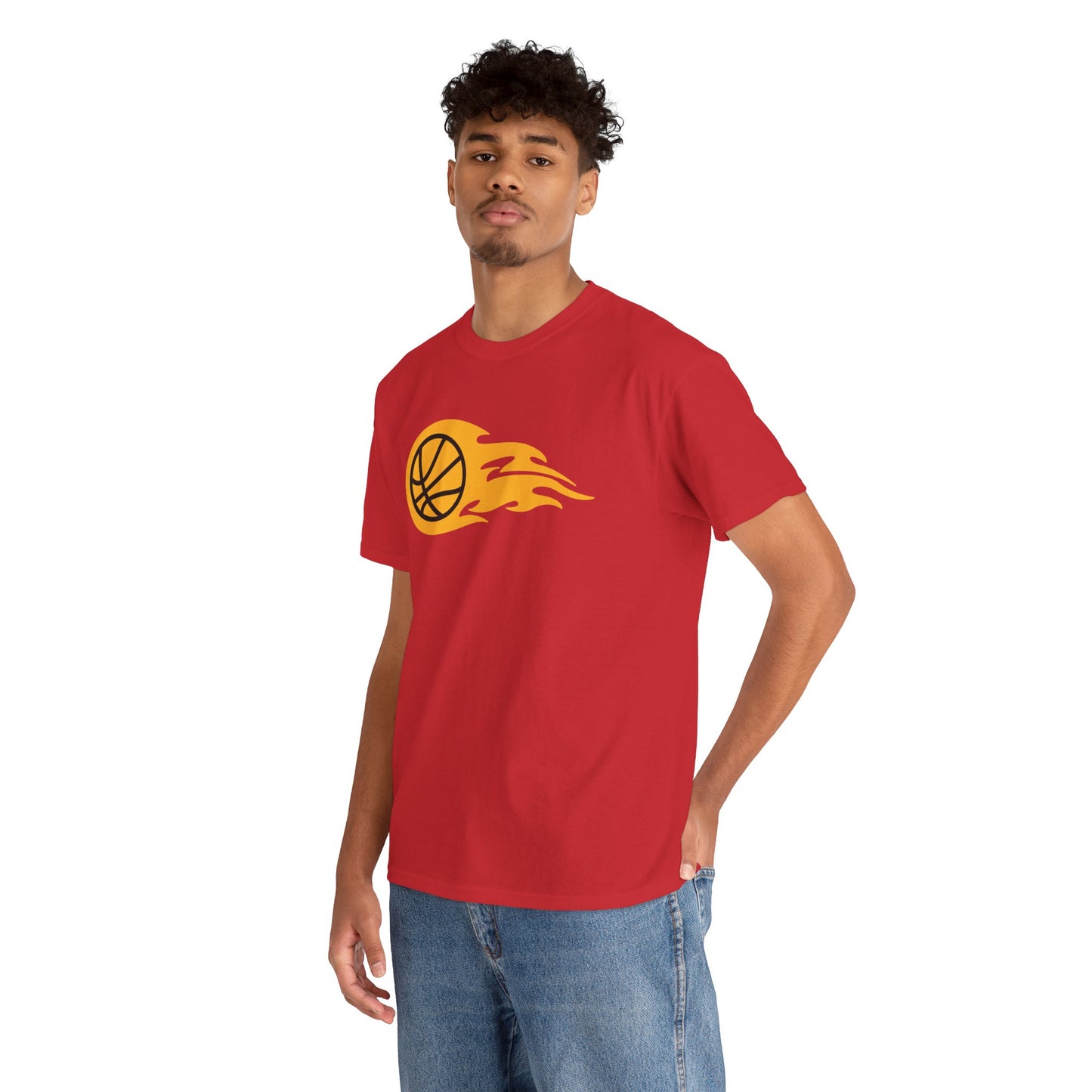 "Fire" Basketball Tee