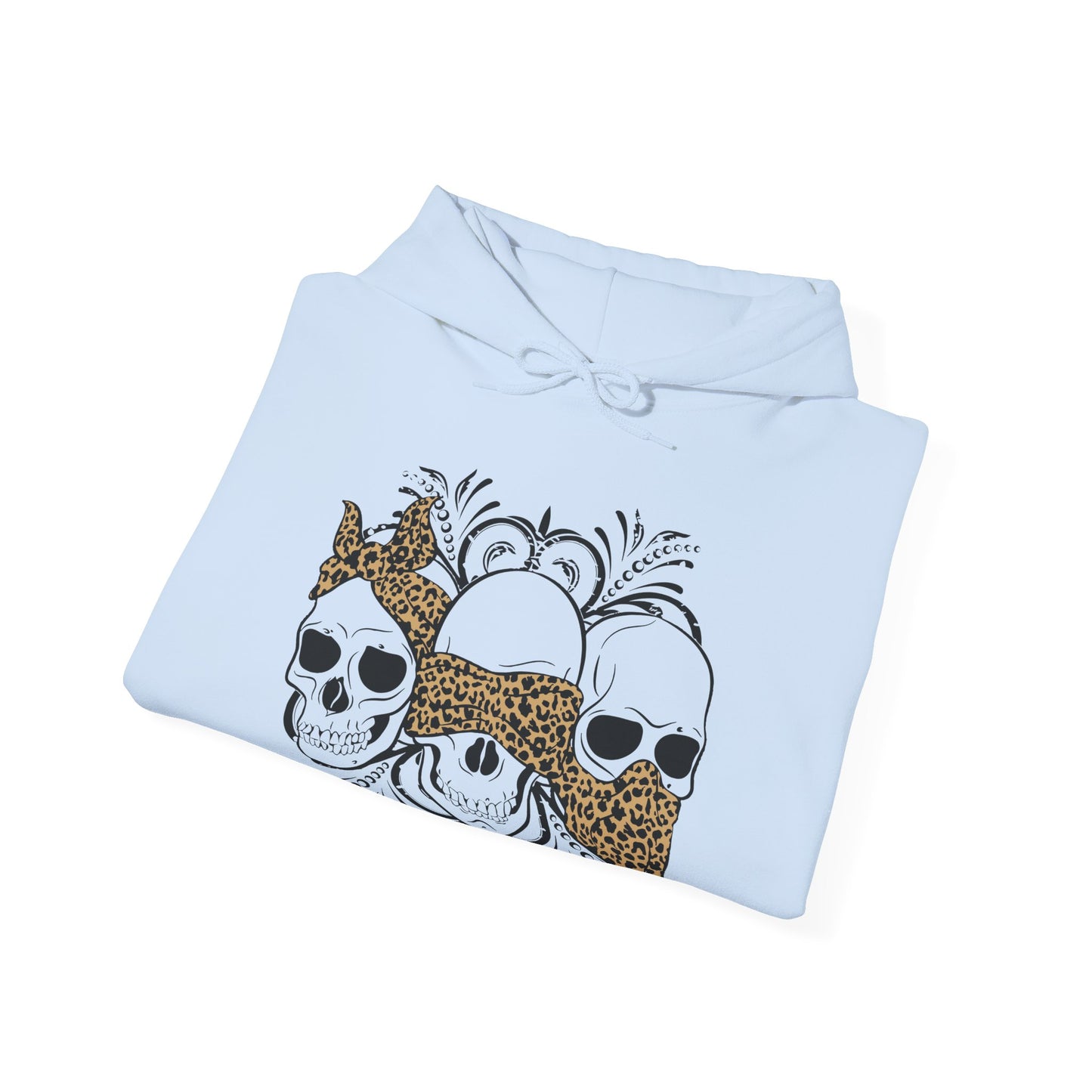 Three Skull Head - Men's Hoodie