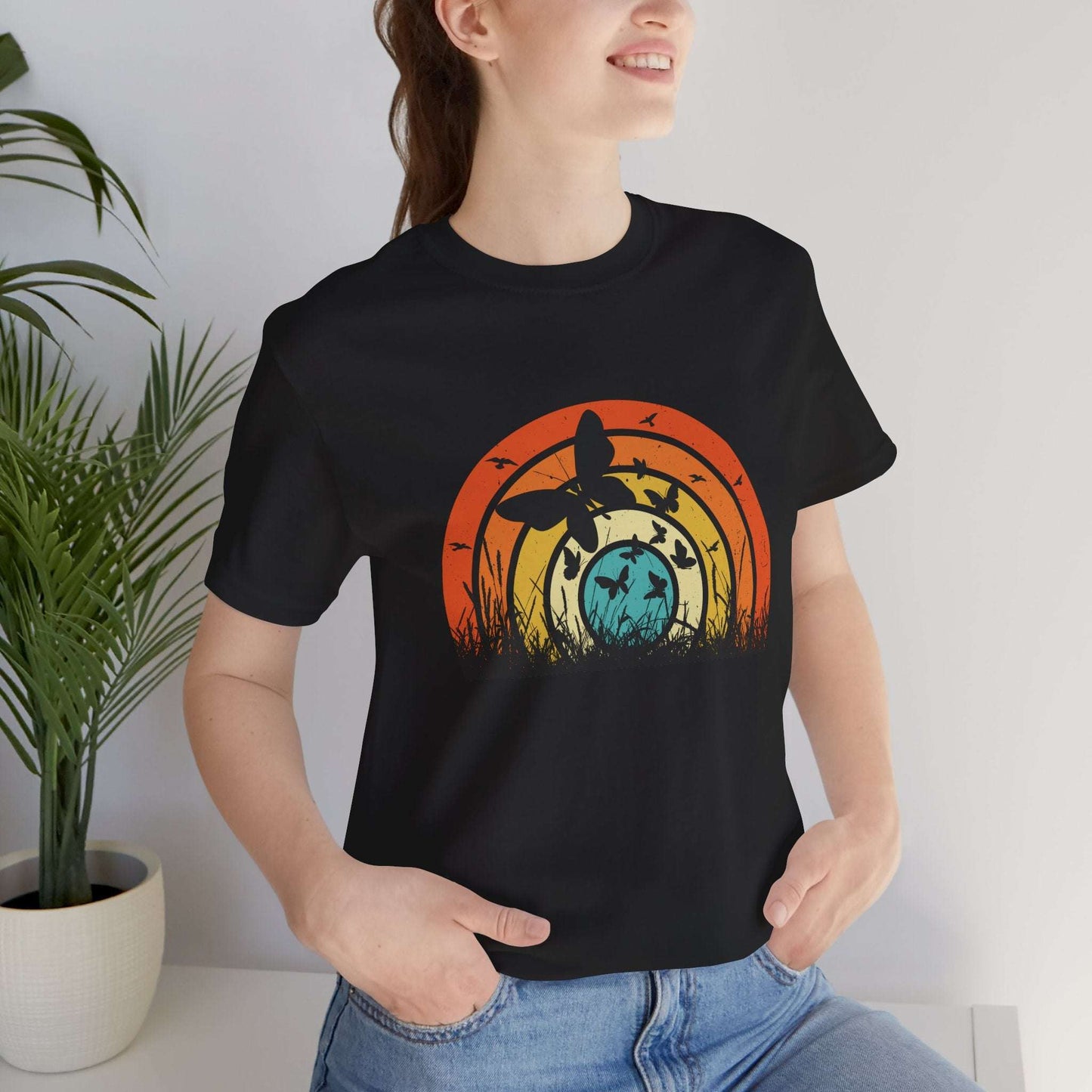 Vintage Retro Butterfly Women's T-shirt