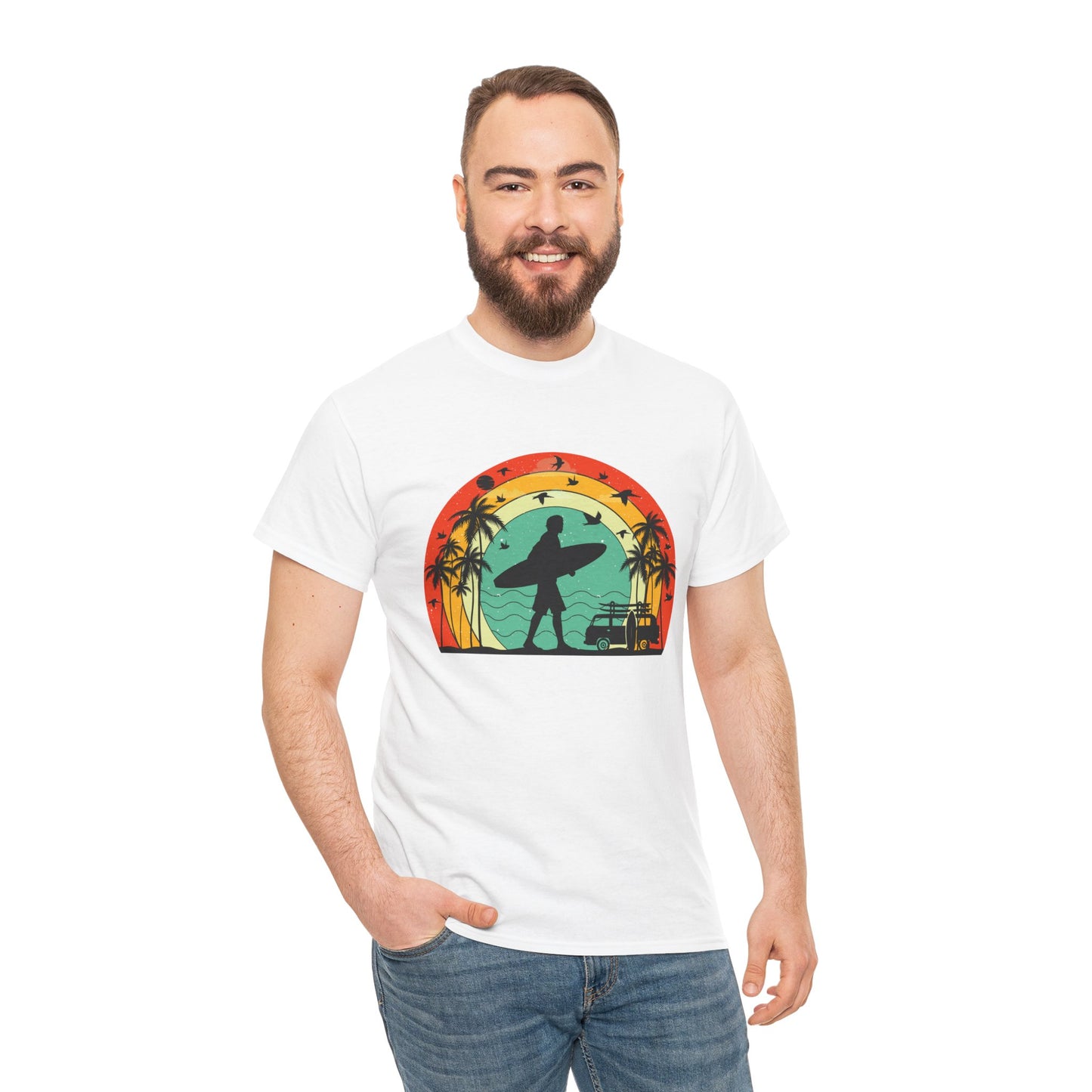 Retro Vintage Surfer Tee