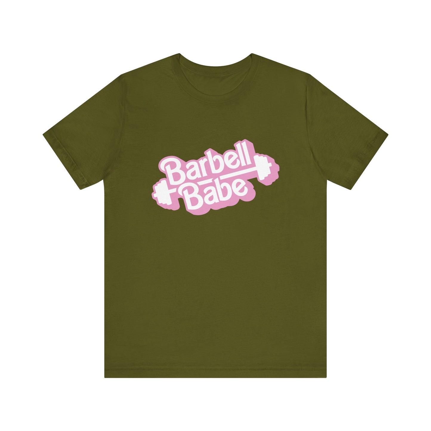 Women's Barbell Babe Tee - Girly and Cute Design