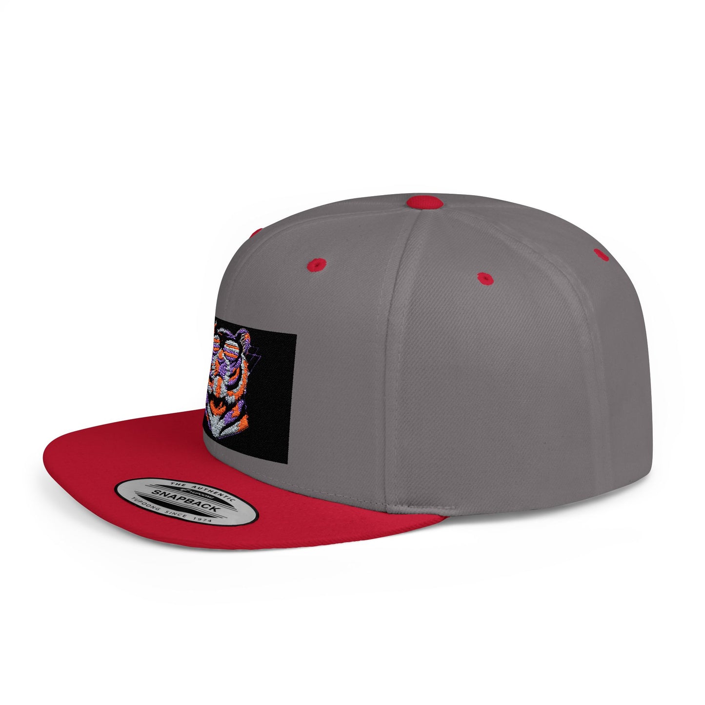 Vibrant Tiger Snapback Hat - Trendy Style for Animal Lovers