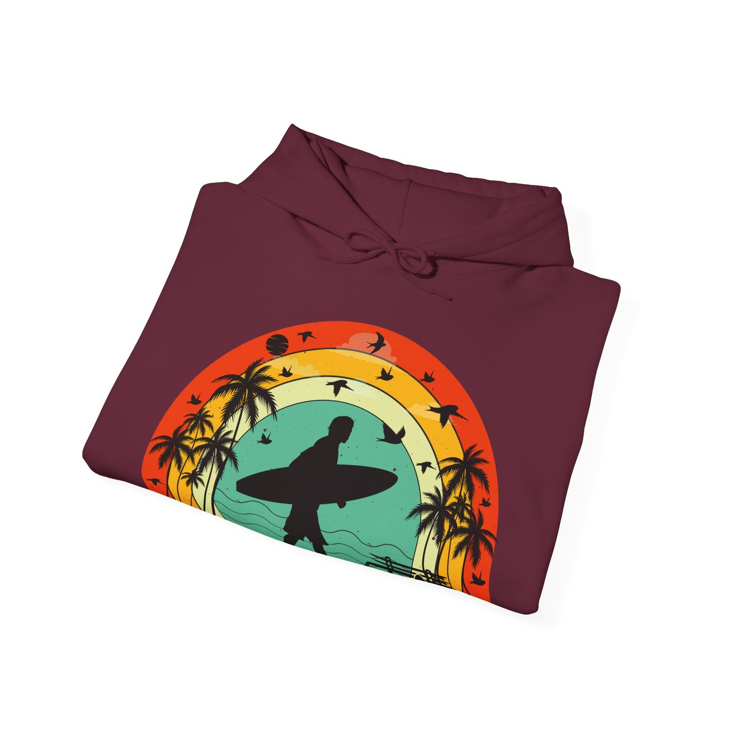 Retro Vintage Surfer Men's Hoodie
