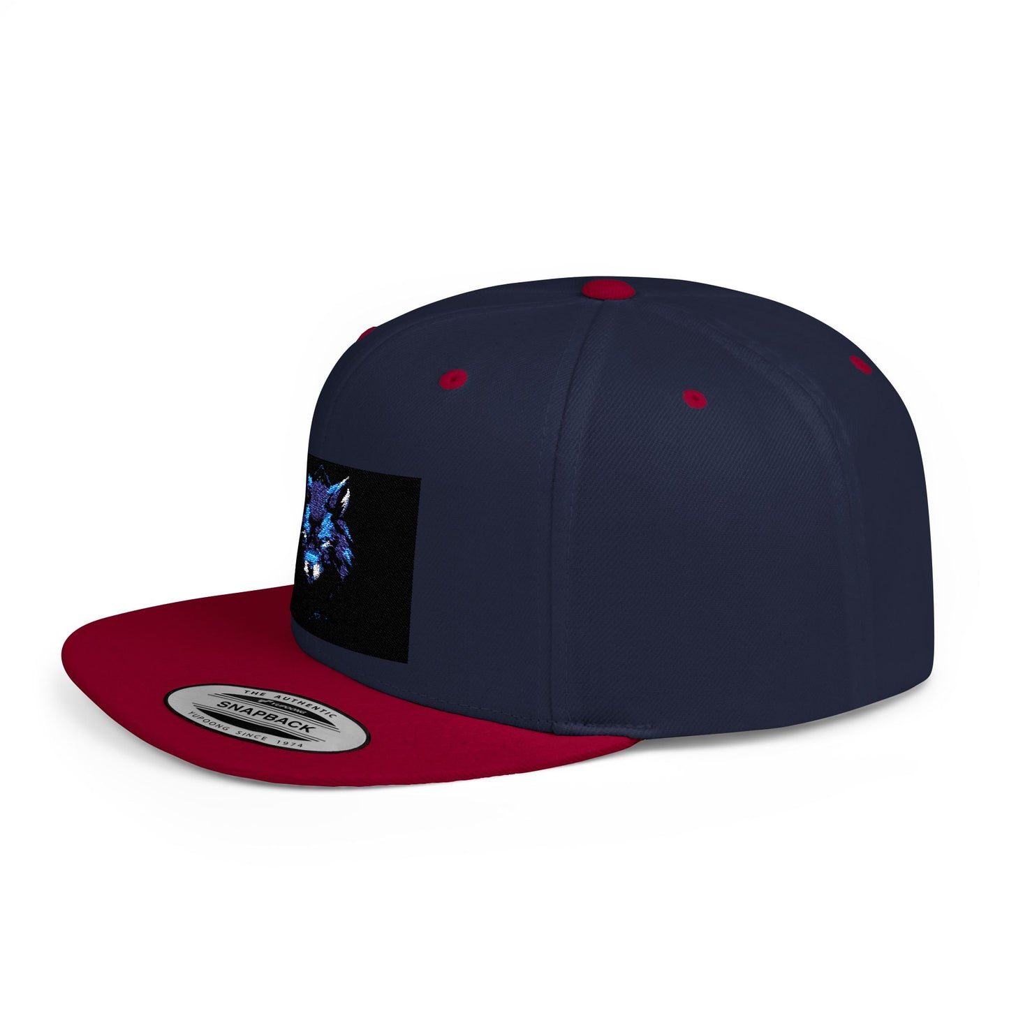 Blue Fox Snapback Cap - Stylish Outdoor Hat for Animal Lovers