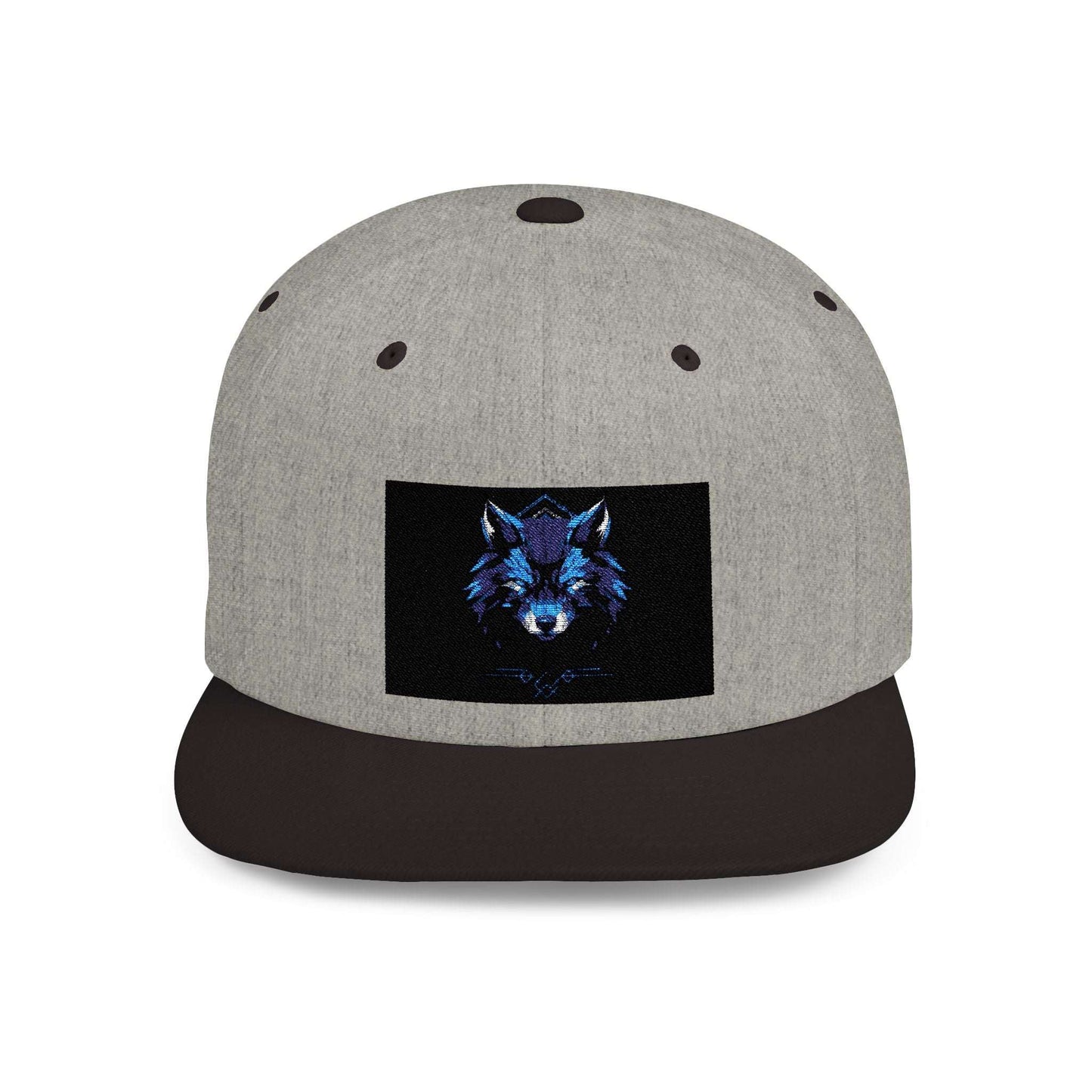 Blue Fox Snapback Cap - Stylish Outdoor Hat for Animal Lovers