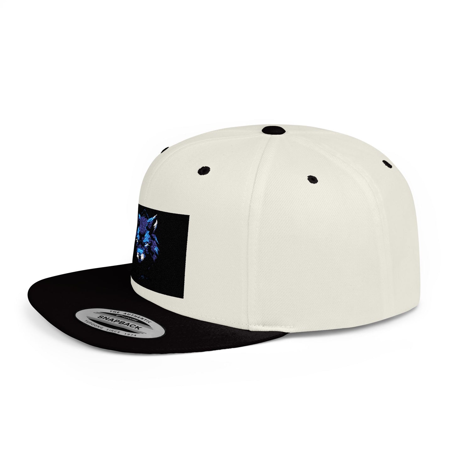 Blue Fox Snapback Cap - Stylish Outdoor Hat for Animal Lovers