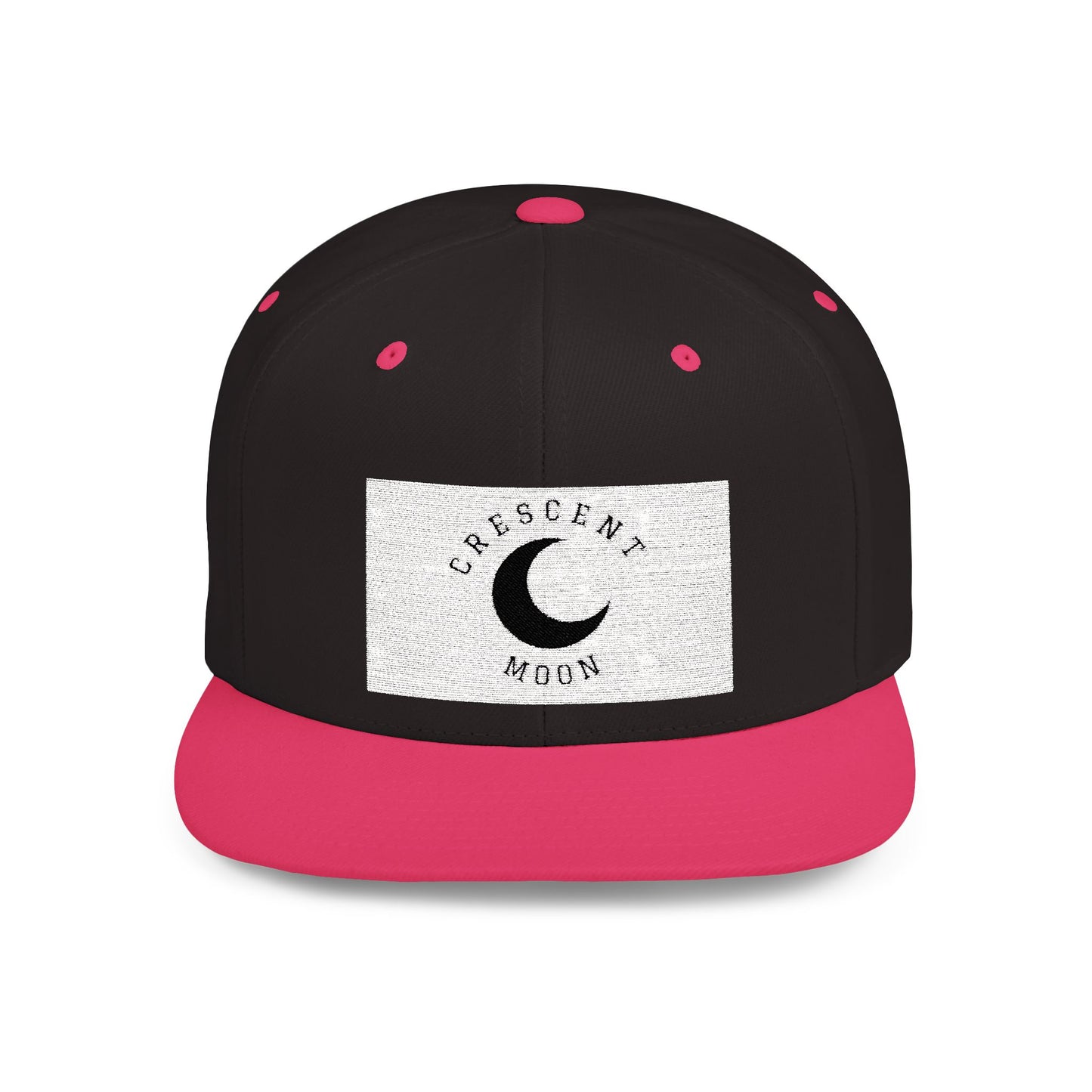 Crescent Moon Snapback Hat - Trendy Adjustable Cap for Casual Wear