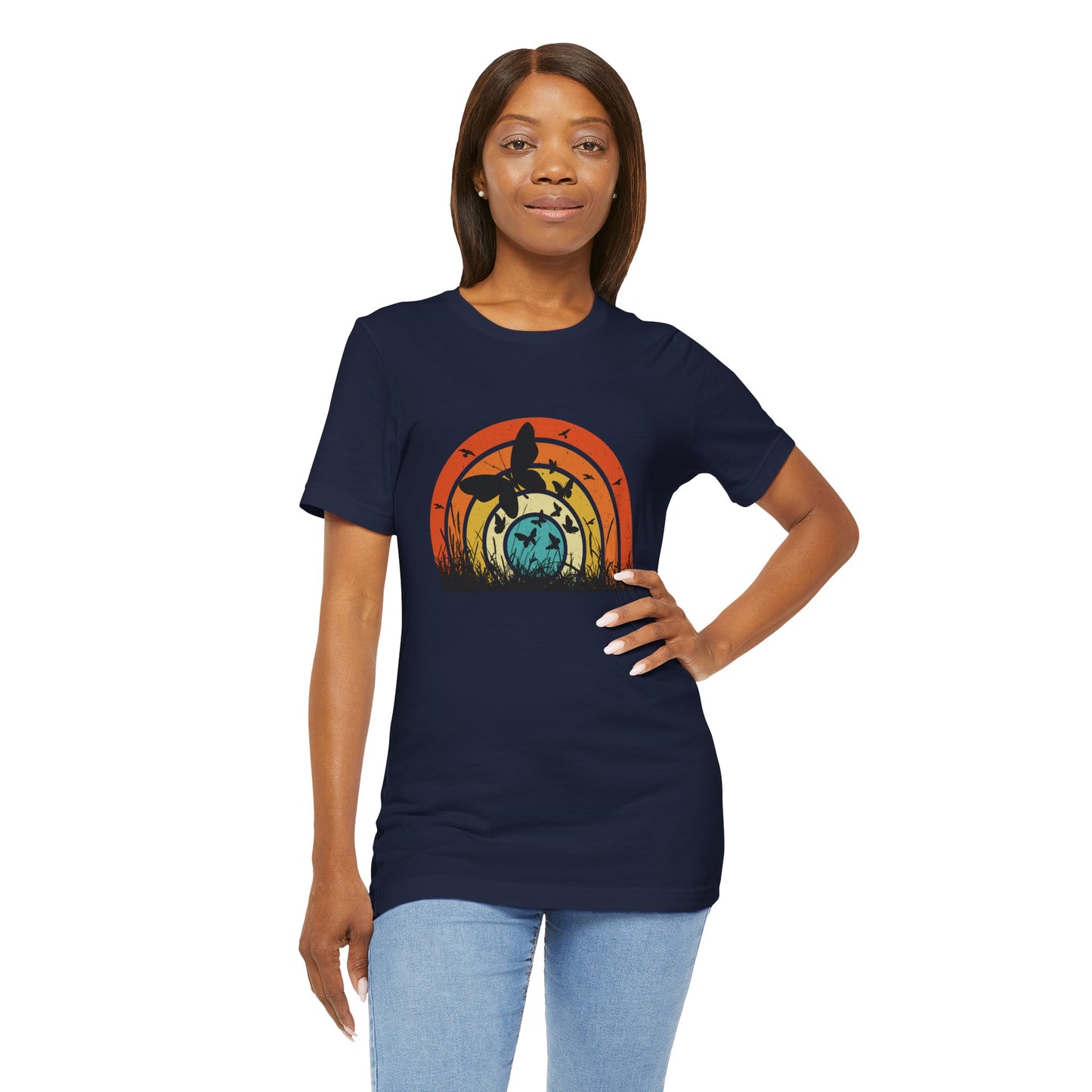 Vintage Retro Butterfly Women's T-shirt