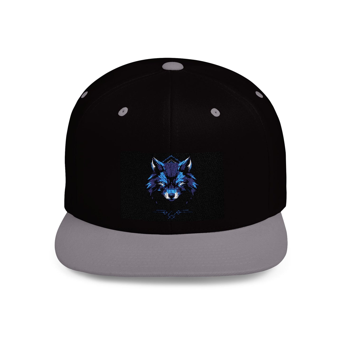 Blue Fox Snapback Cap - Stylish Outdoor Hat for Animal Lovers