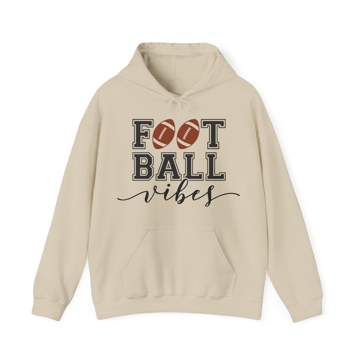 Football Vibes Men's Hoodie - Sporty Athletic Apparel