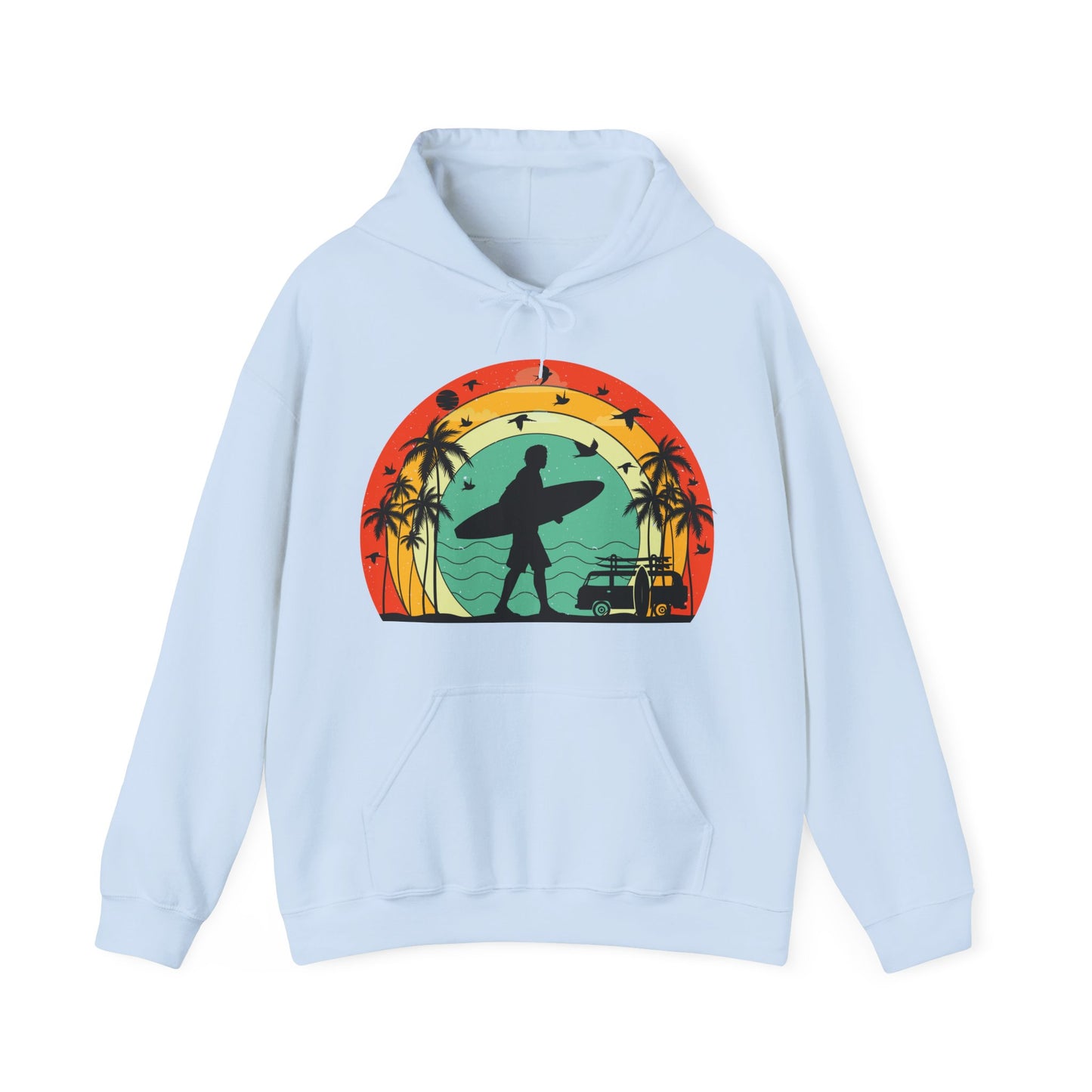 Retro Vintage Surfer Men's Hoodie