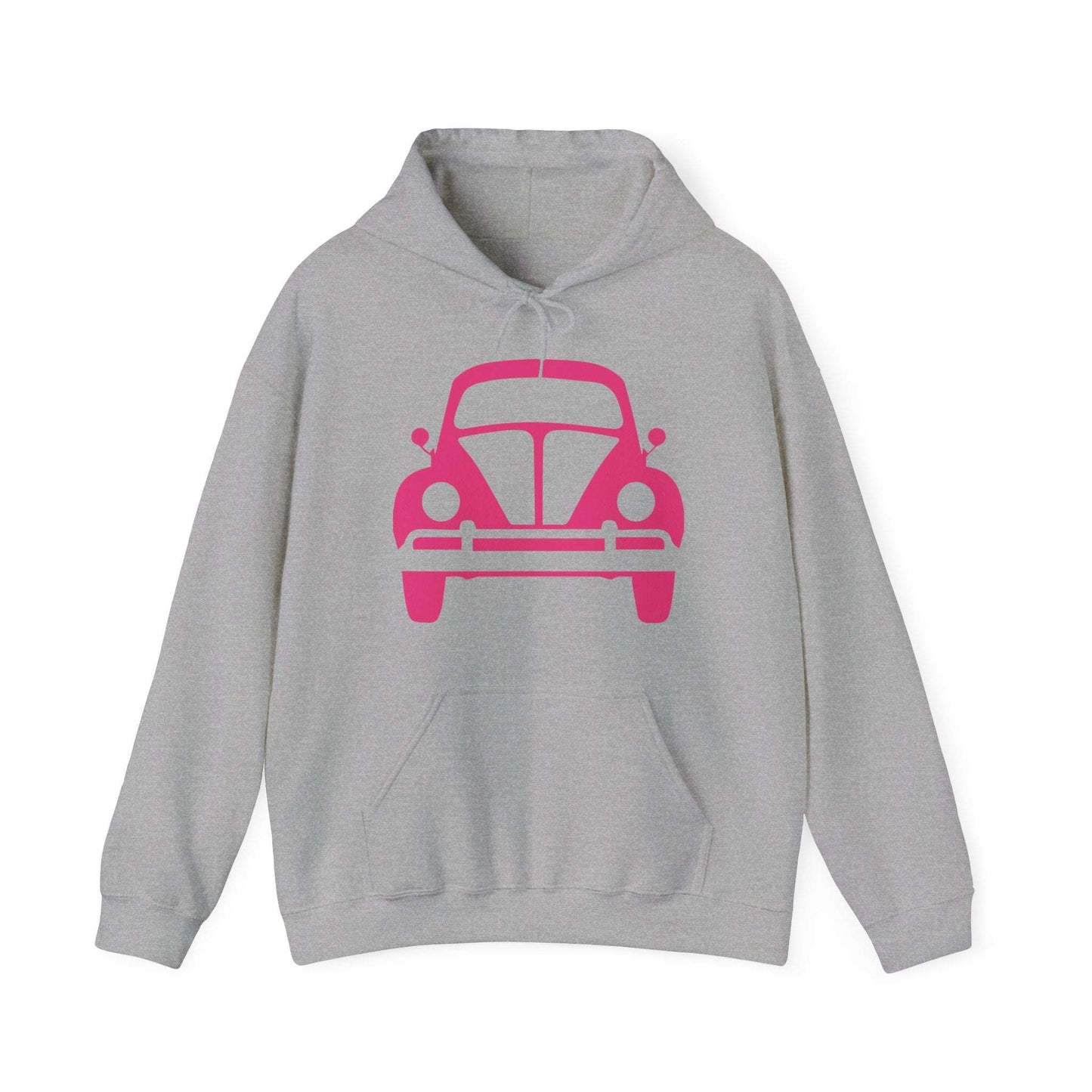 Pink Beetle Car Hoodie - Women's Hoodie