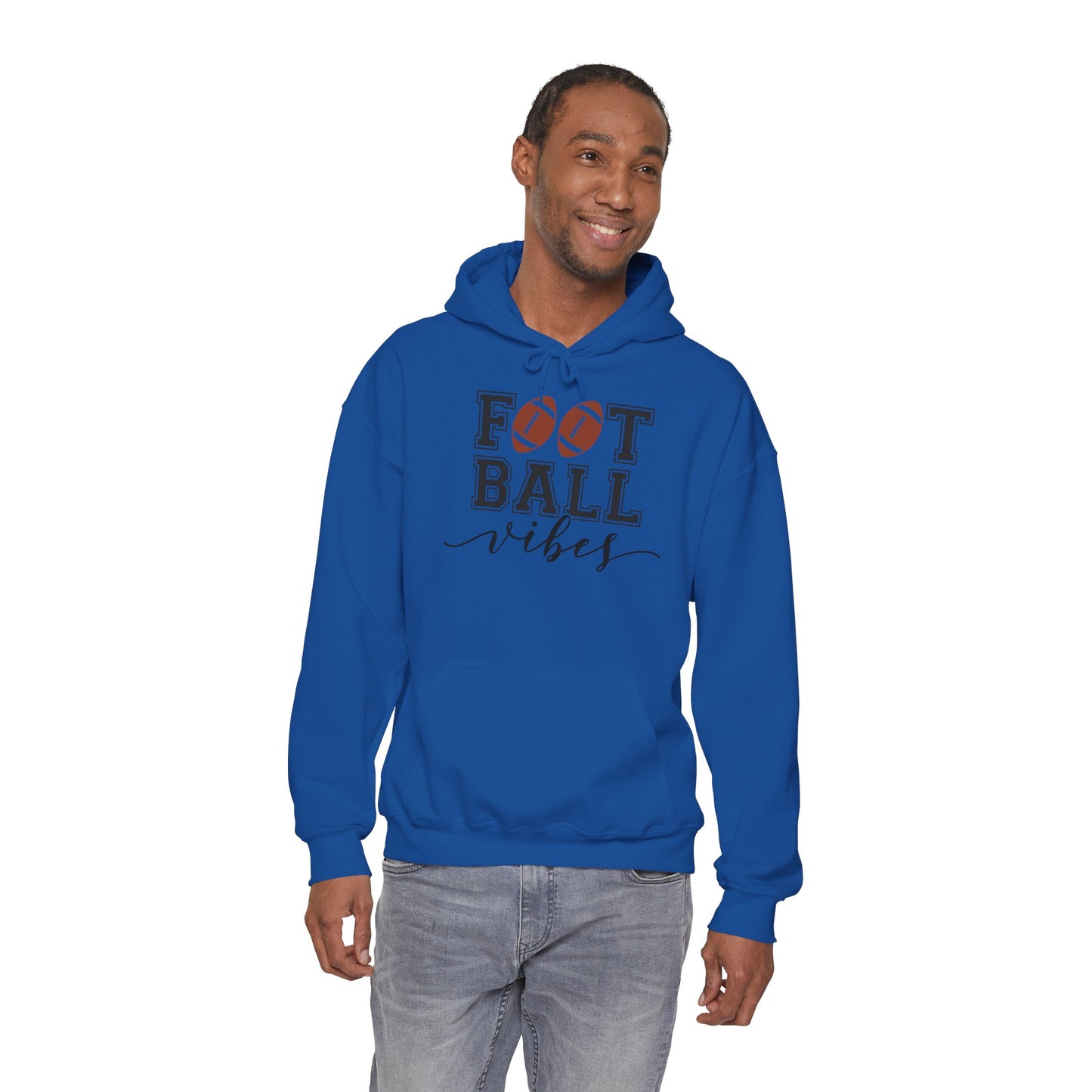 Football Vibes Men's Hoodie - Sporty Athletic Apparel
