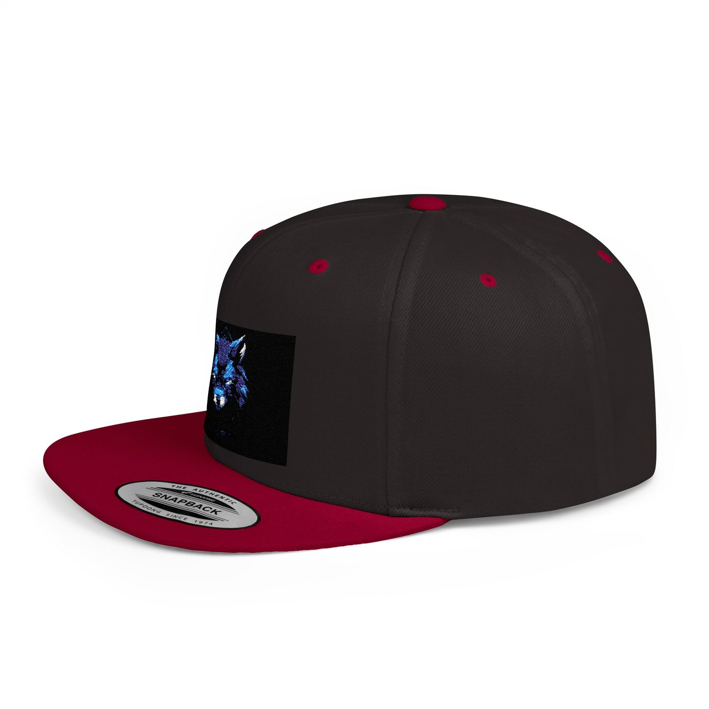 Blue Fox Snapback Cap - Stylish Outdoor Hat for Animal Lovers
