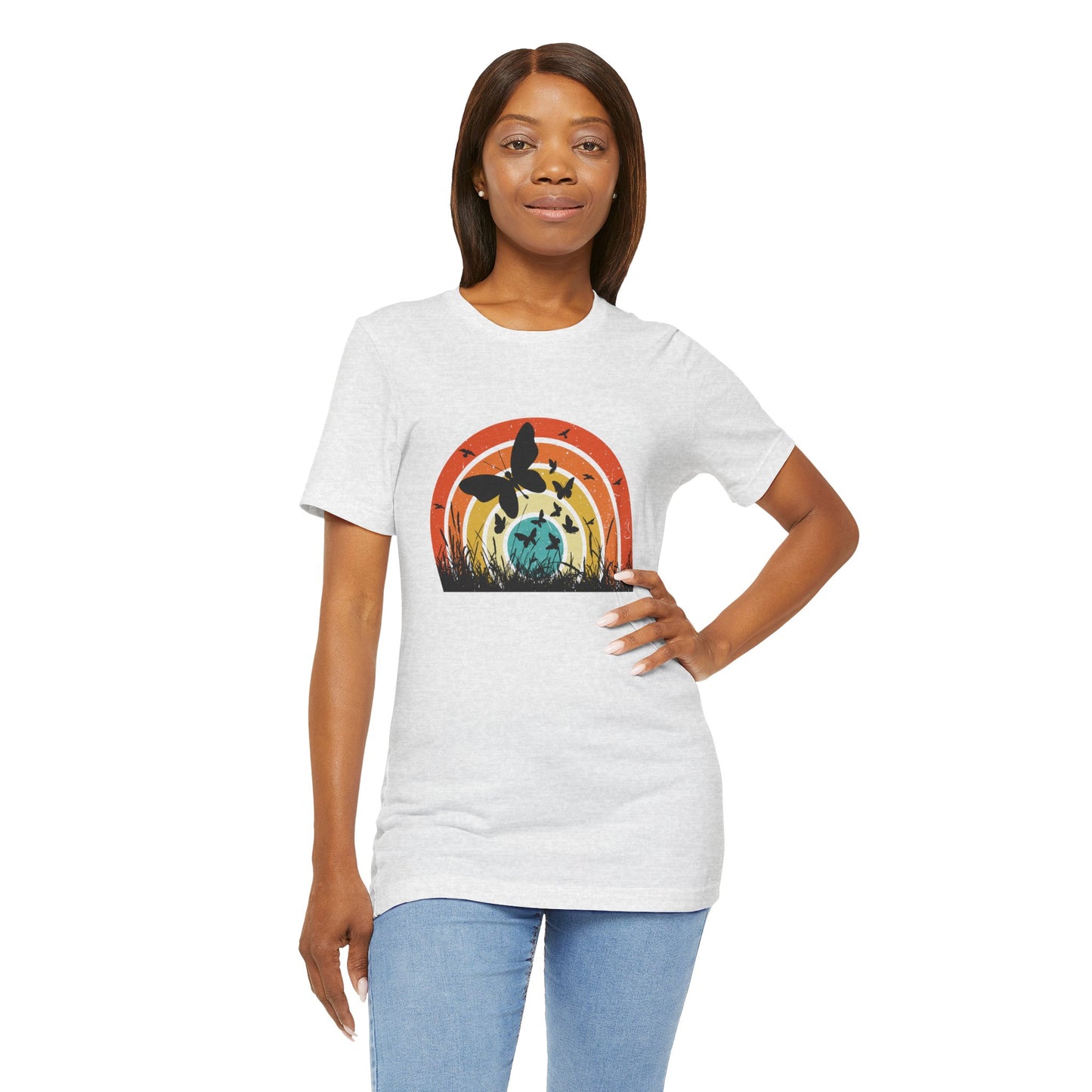 Vintage Retro Butterfly Women's T-shirt