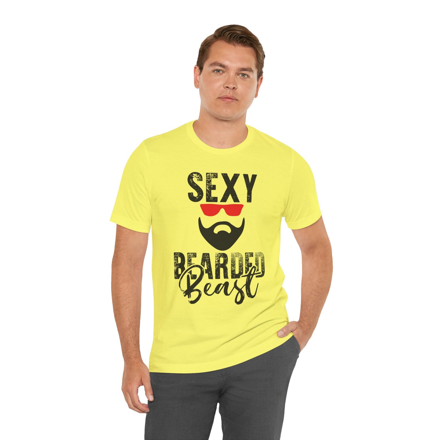 Sexy Bearded Beast Tee - Men's T-shirt