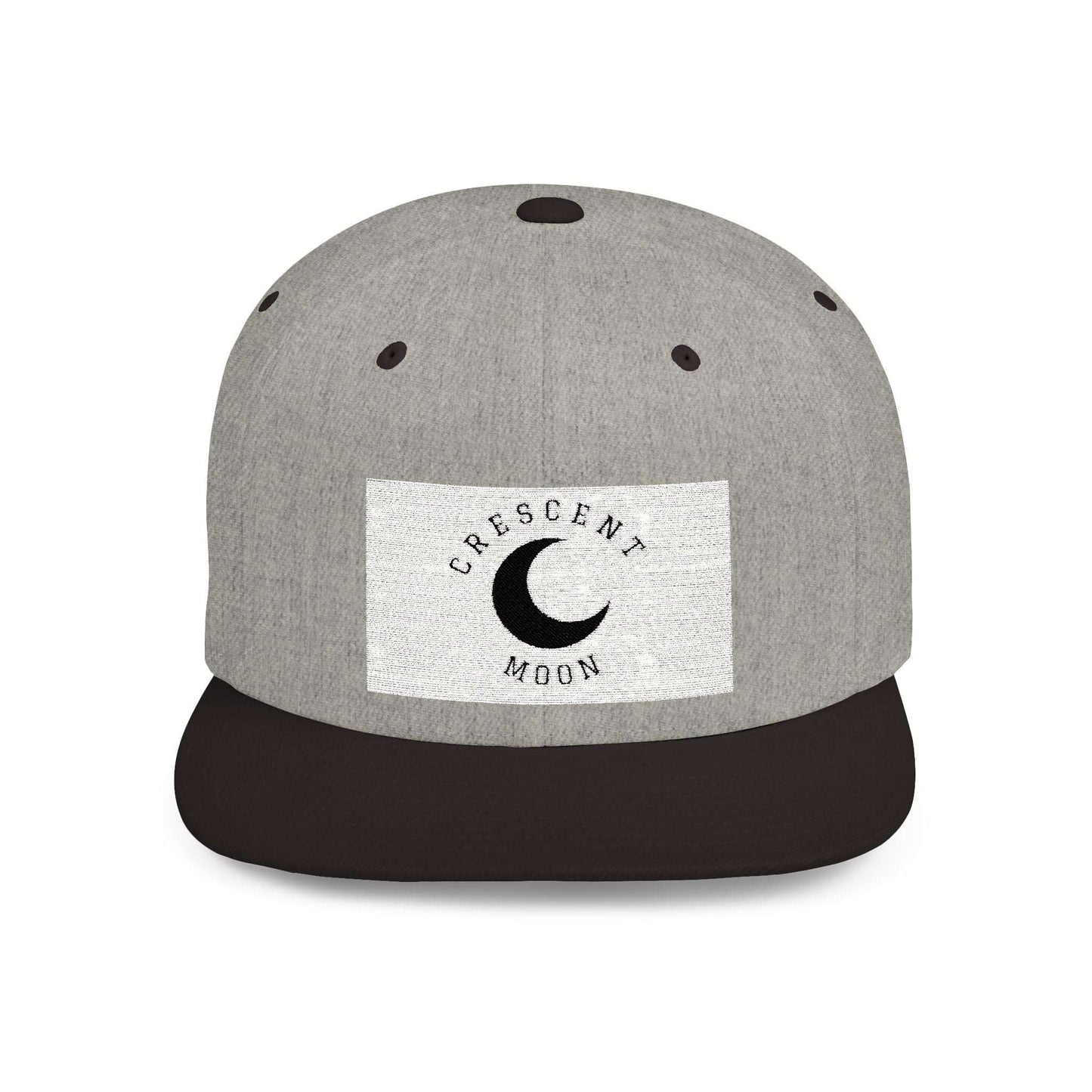 Crescent Moon Snapback Hat - Trendy Adjustable Cap for Casual Wear